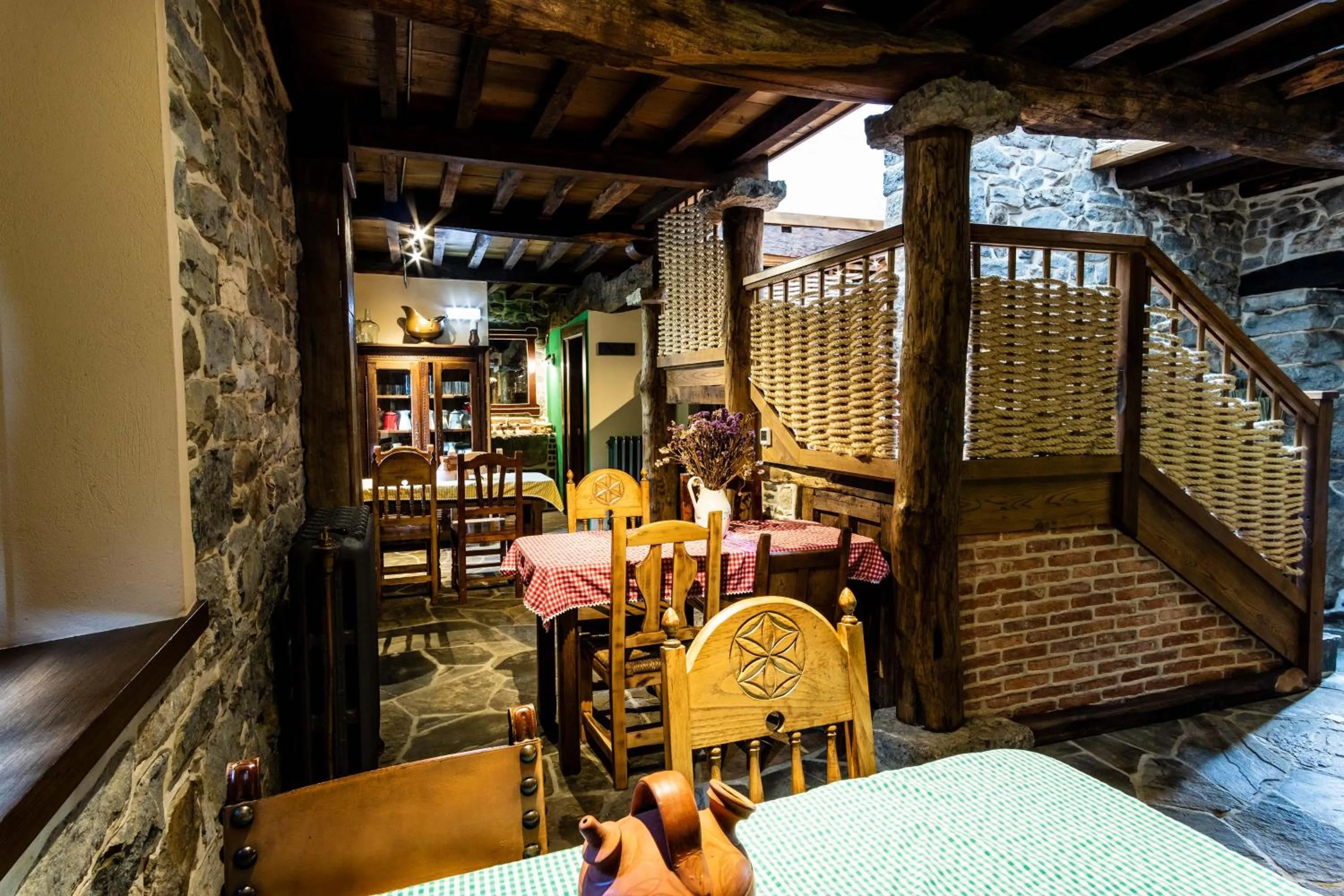Communal lounge/ TV room in Casona de El Castañíu