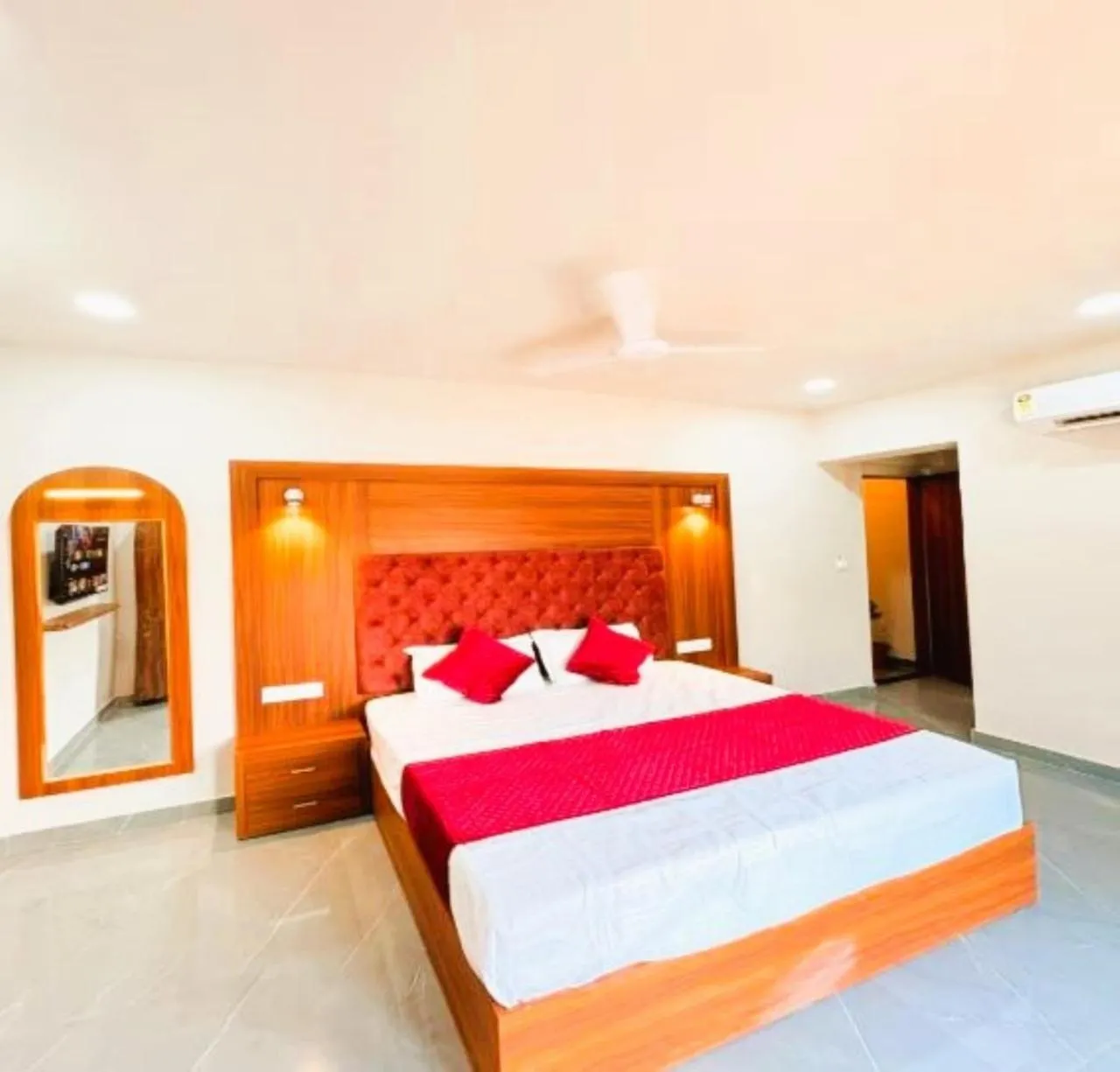 Bedroom, Bed in Hotel Jay ambey palace In Jaipur