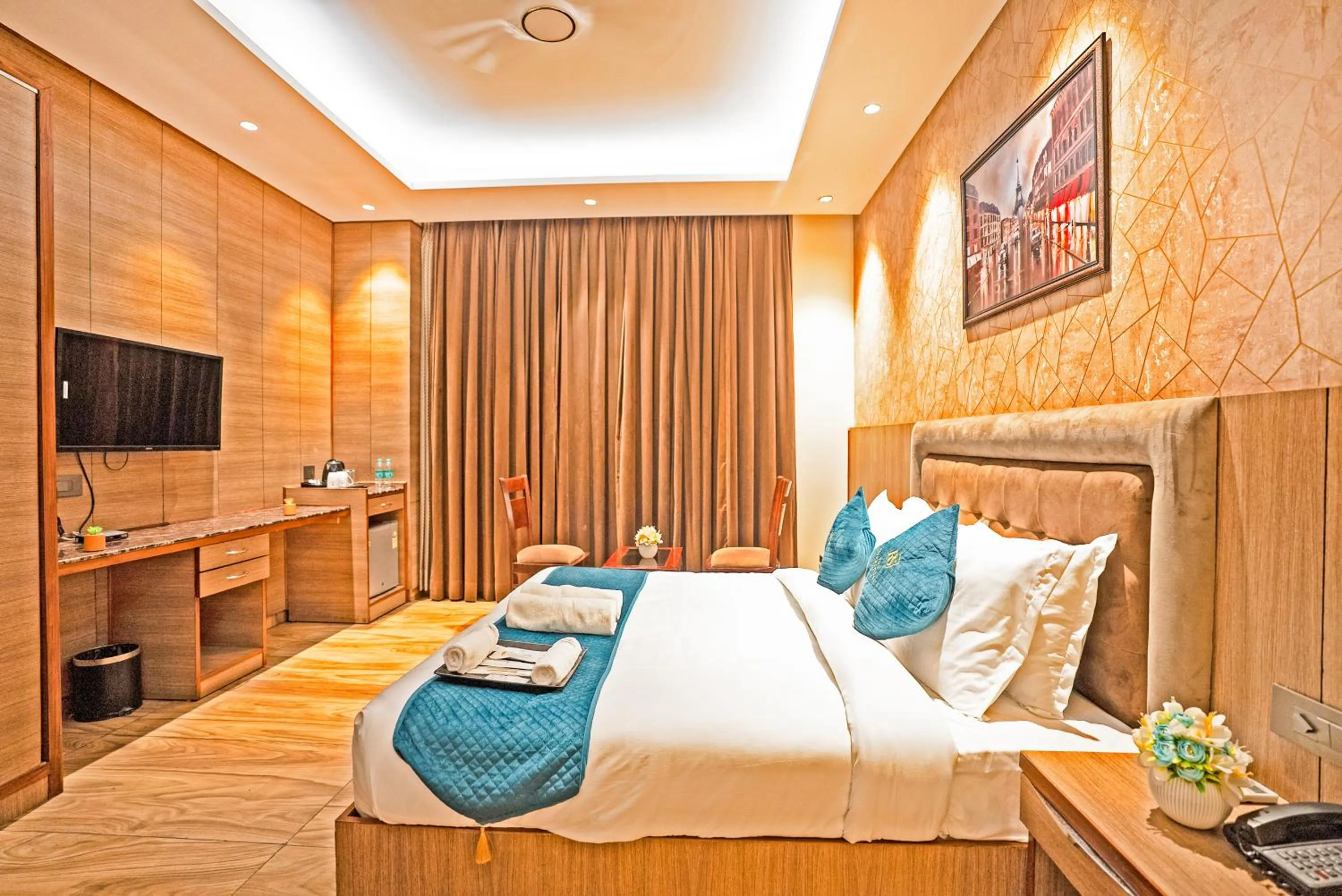 Bed in The Riverstone Inn