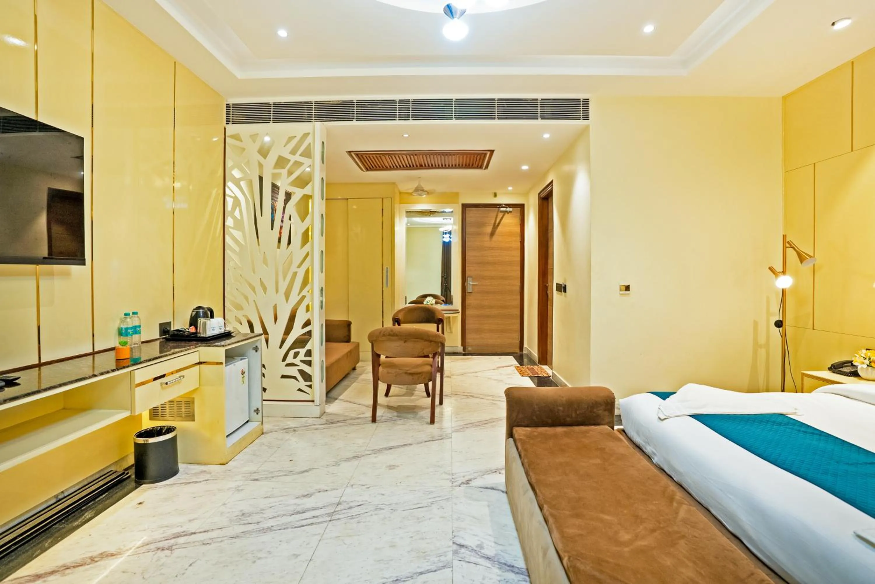 Bed in The Riverstone Inn