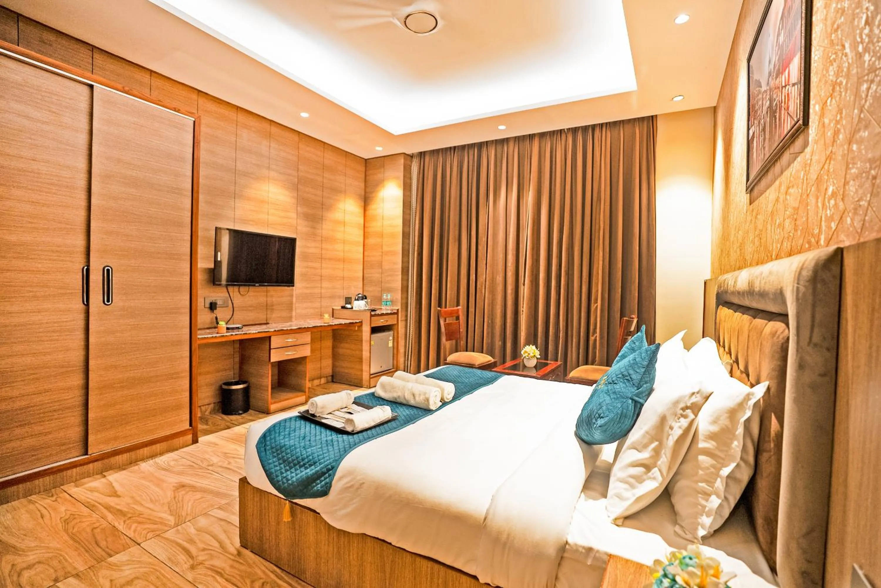 Bed in The Riverstone Inn