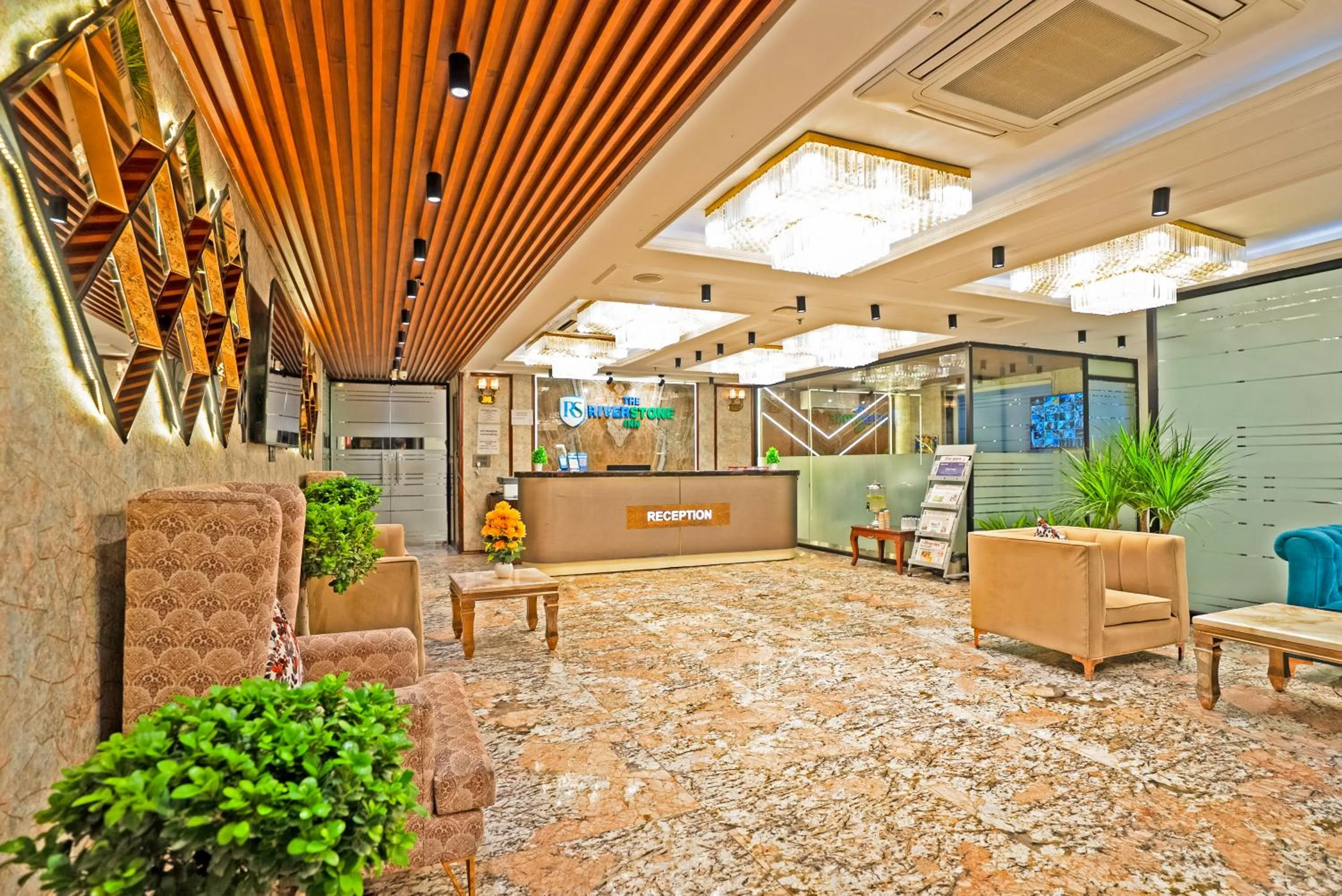 Lobby or reception in The Riverstone Inn