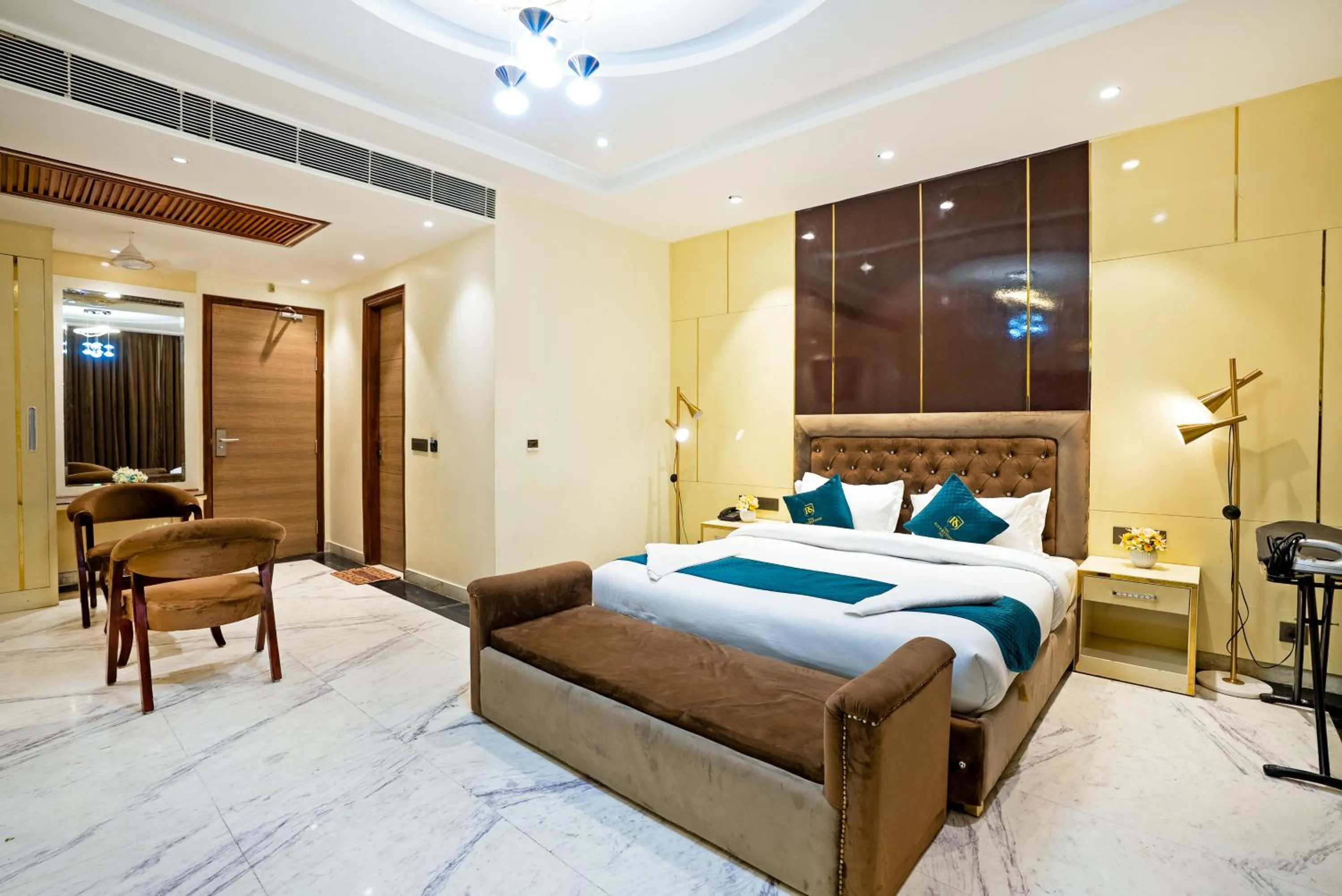 Bed in The Riverstone Inn