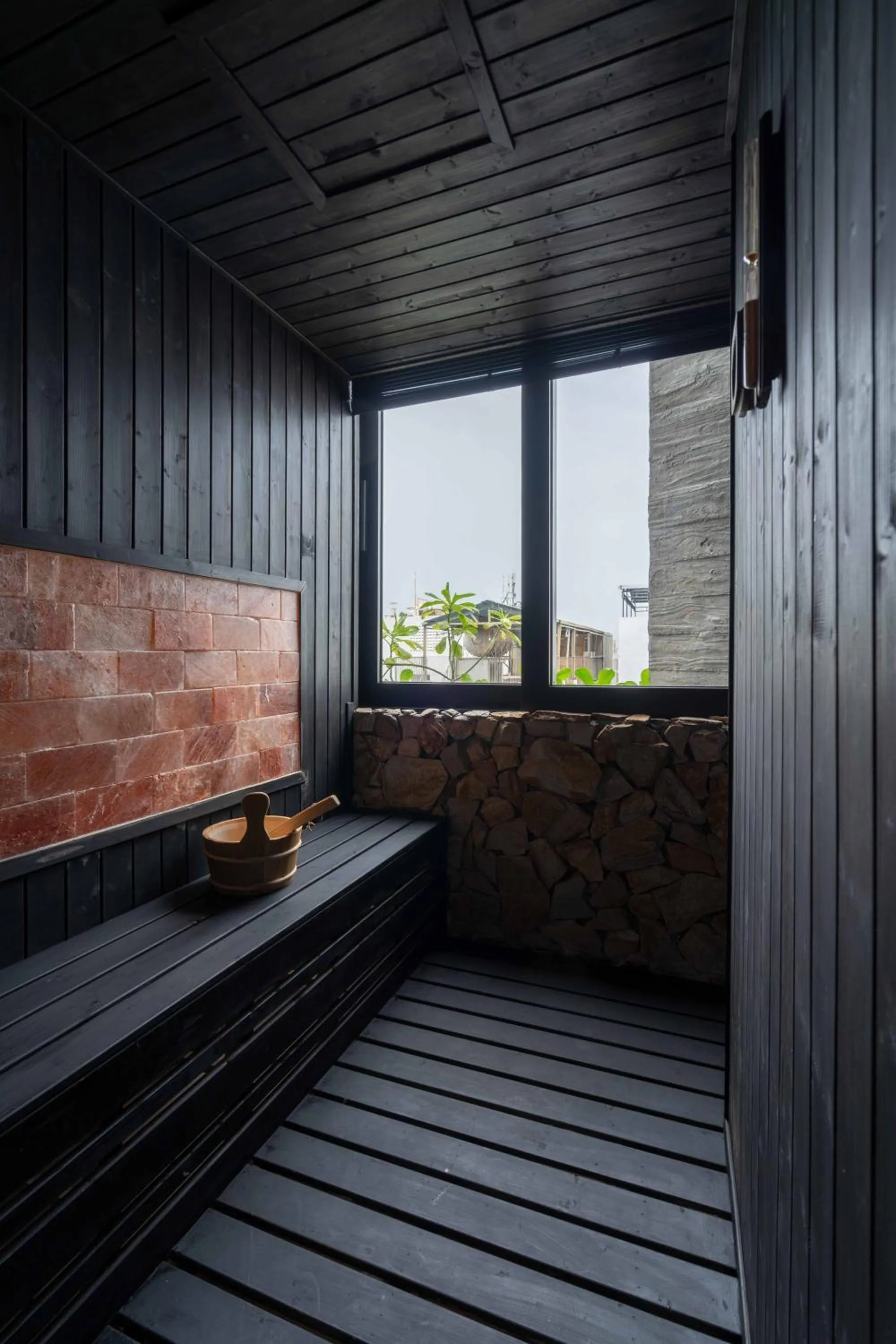 Sauna in Hôtel de Soie