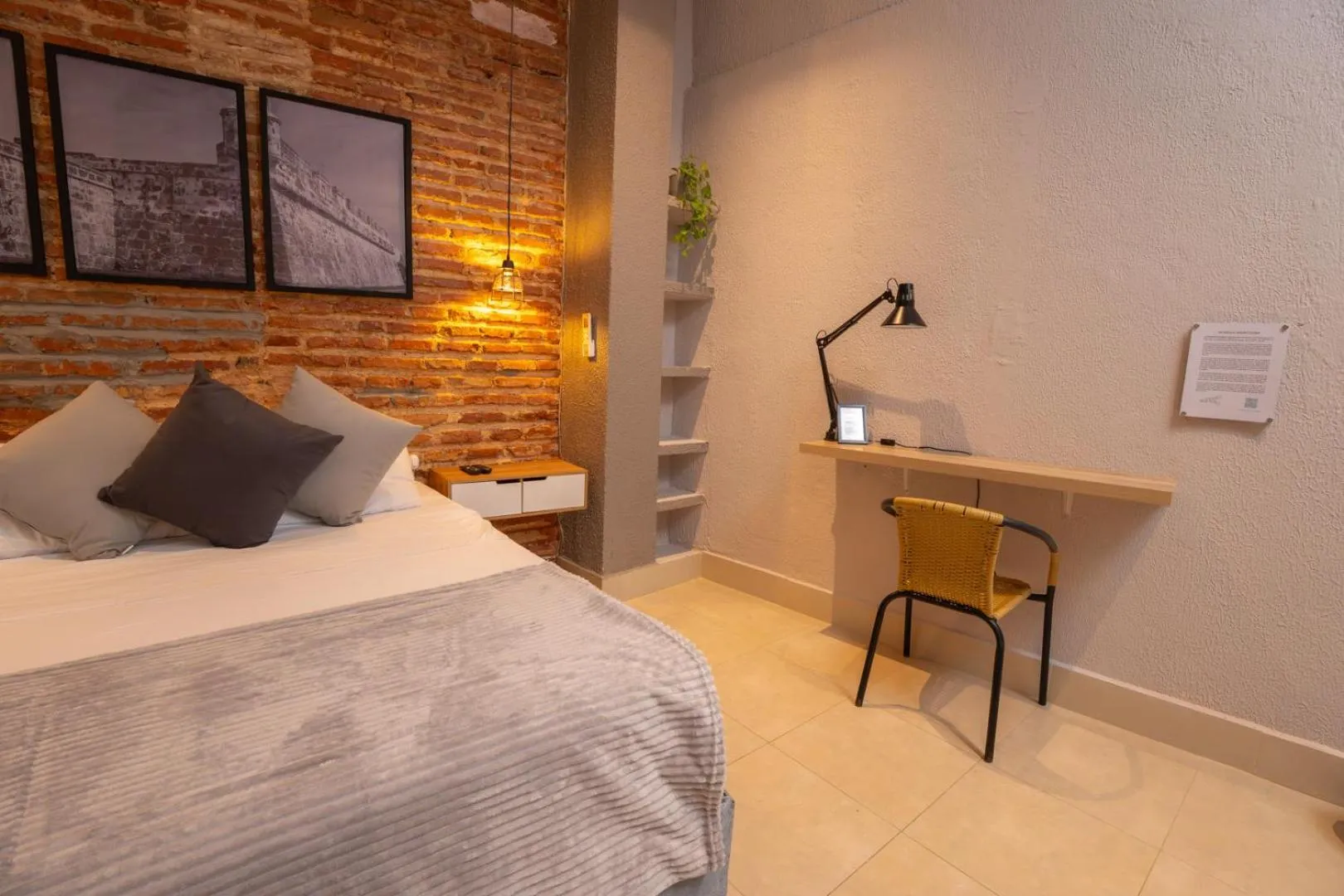 Bed in Hotel Casa Agena