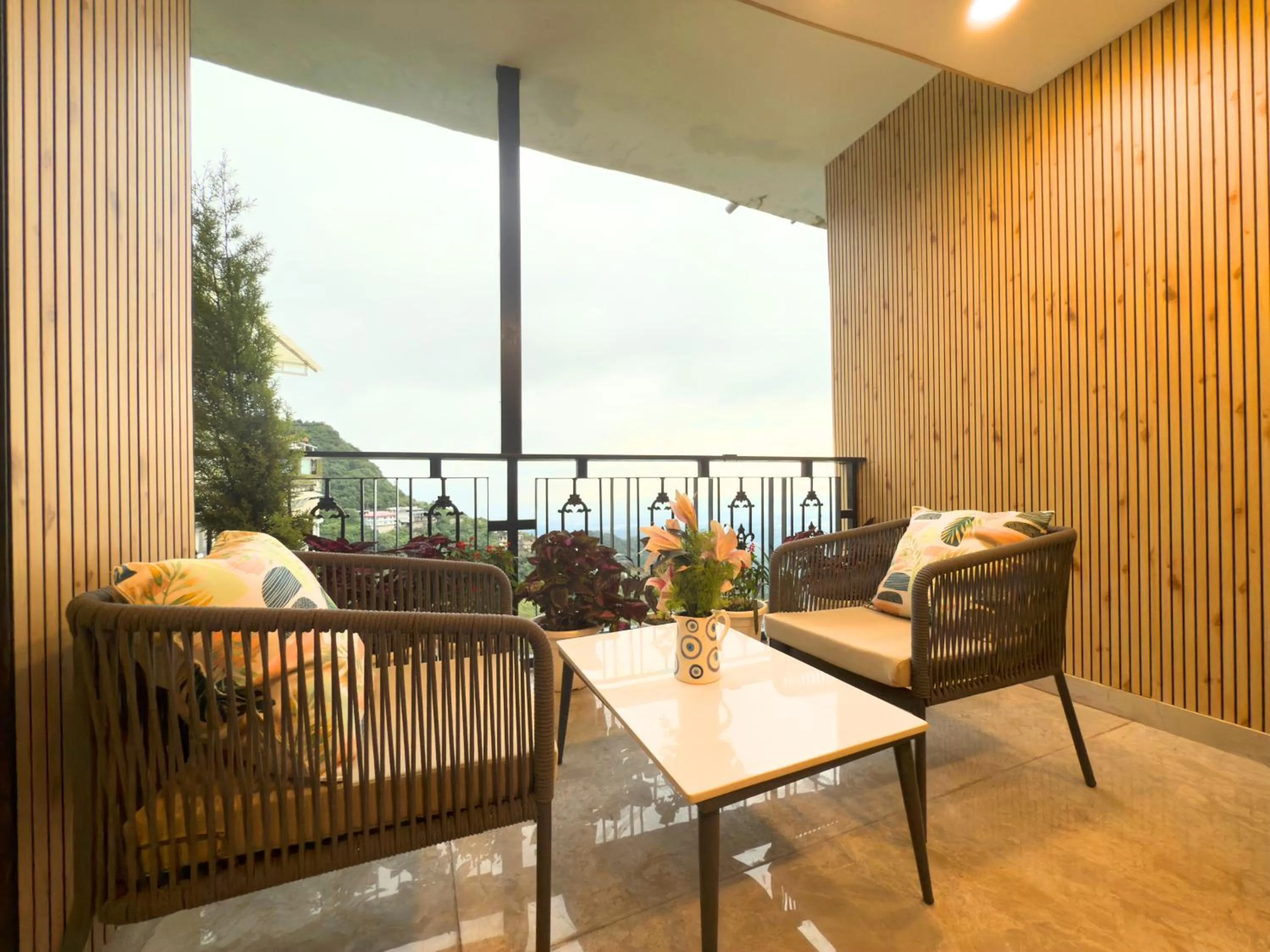 Balcony/Terrace in Nuri's Nest And Notch