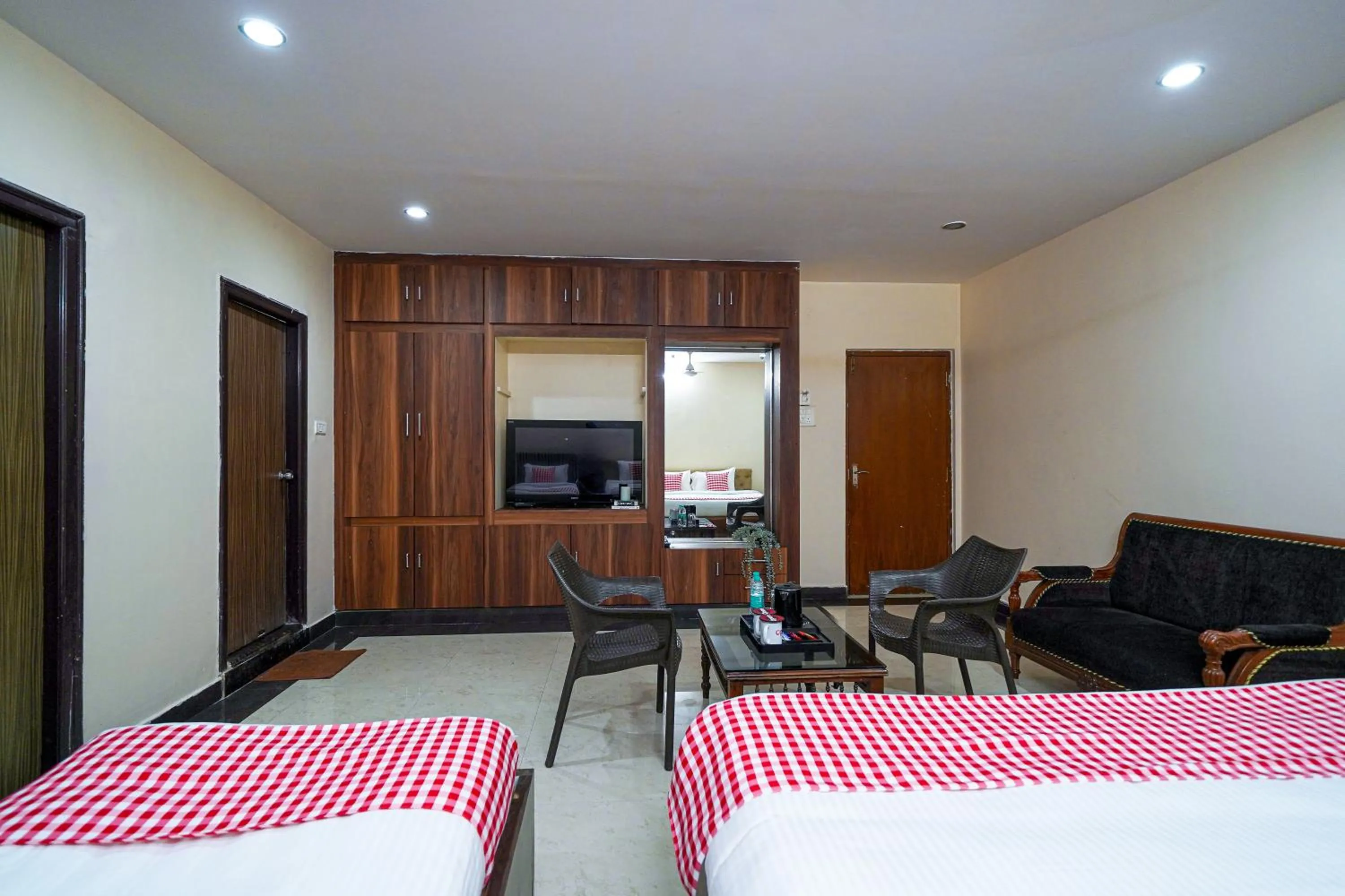 Bedroom, Bed in Open Hotel by Olive - Oceanic Vibes Hotel - RK Beach