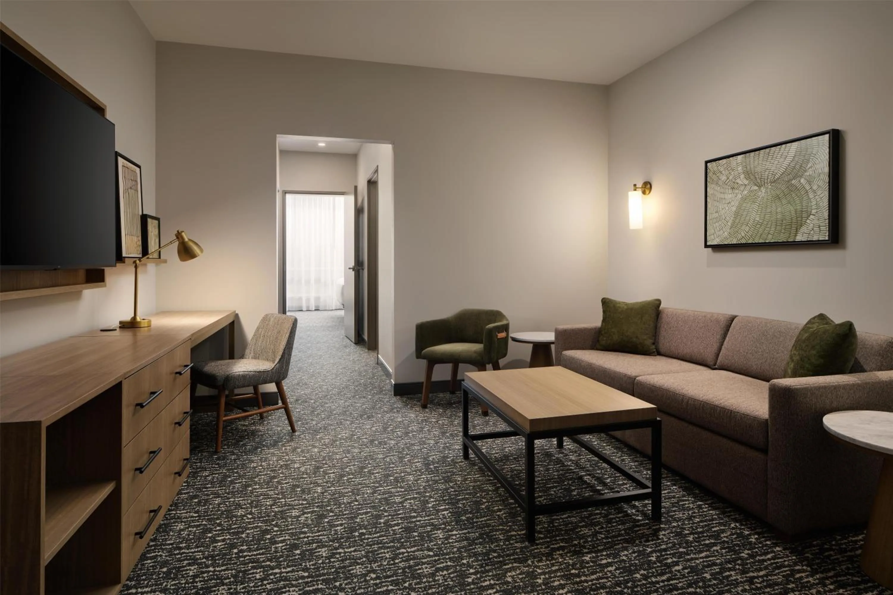 Living room in Doubletree By Hilton Greenville Airport