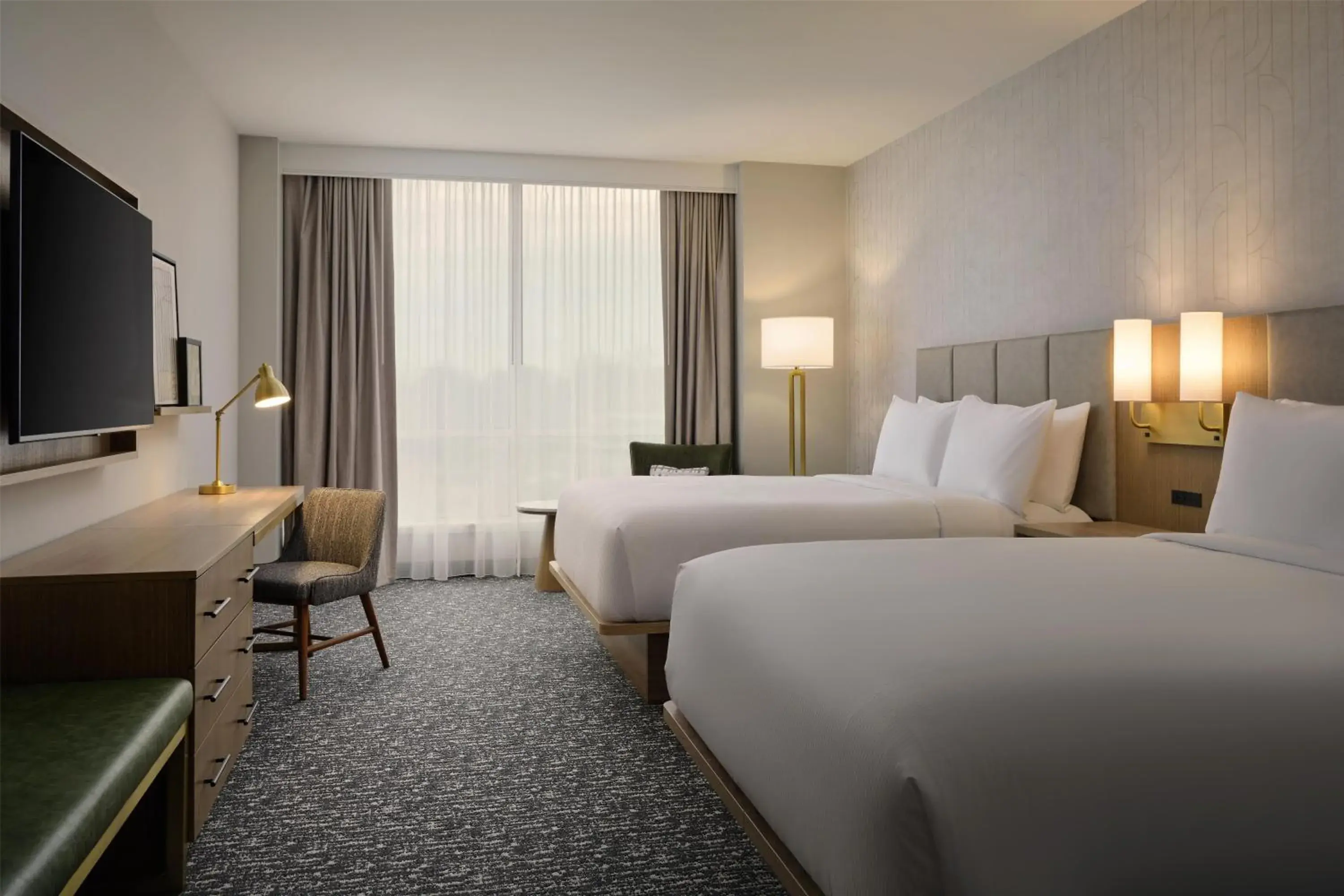 Queen Room with Two Queen Beds - Hearing Access in Doubletree By Hilton Greenville Airport Queen Room with Two Queen Beds - Hearing Access in Doubletree By Hilton Greenville Airport