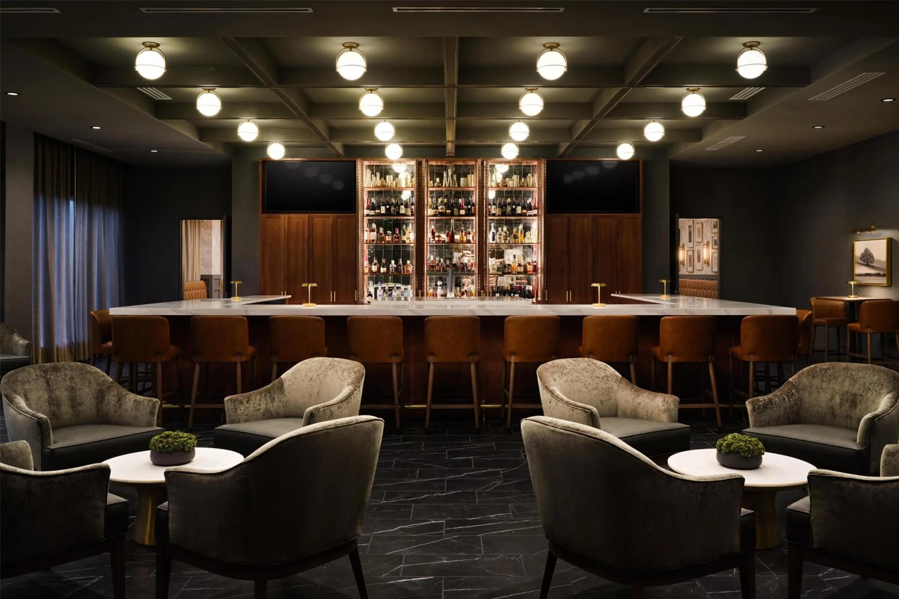 Lounge or bar in Doubletree By Hilton Greenville Airport
