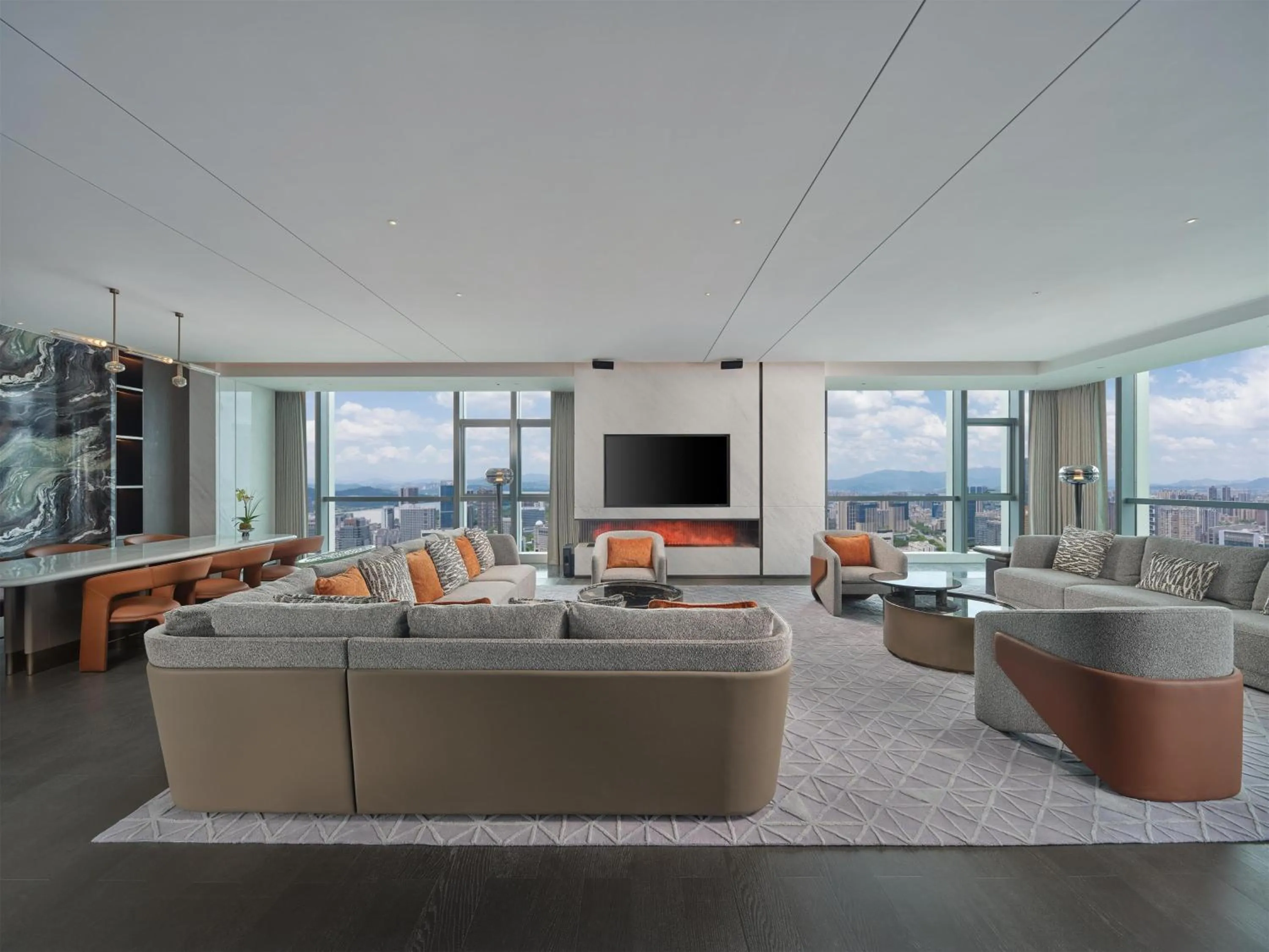 Living room in Hilton Huizhou