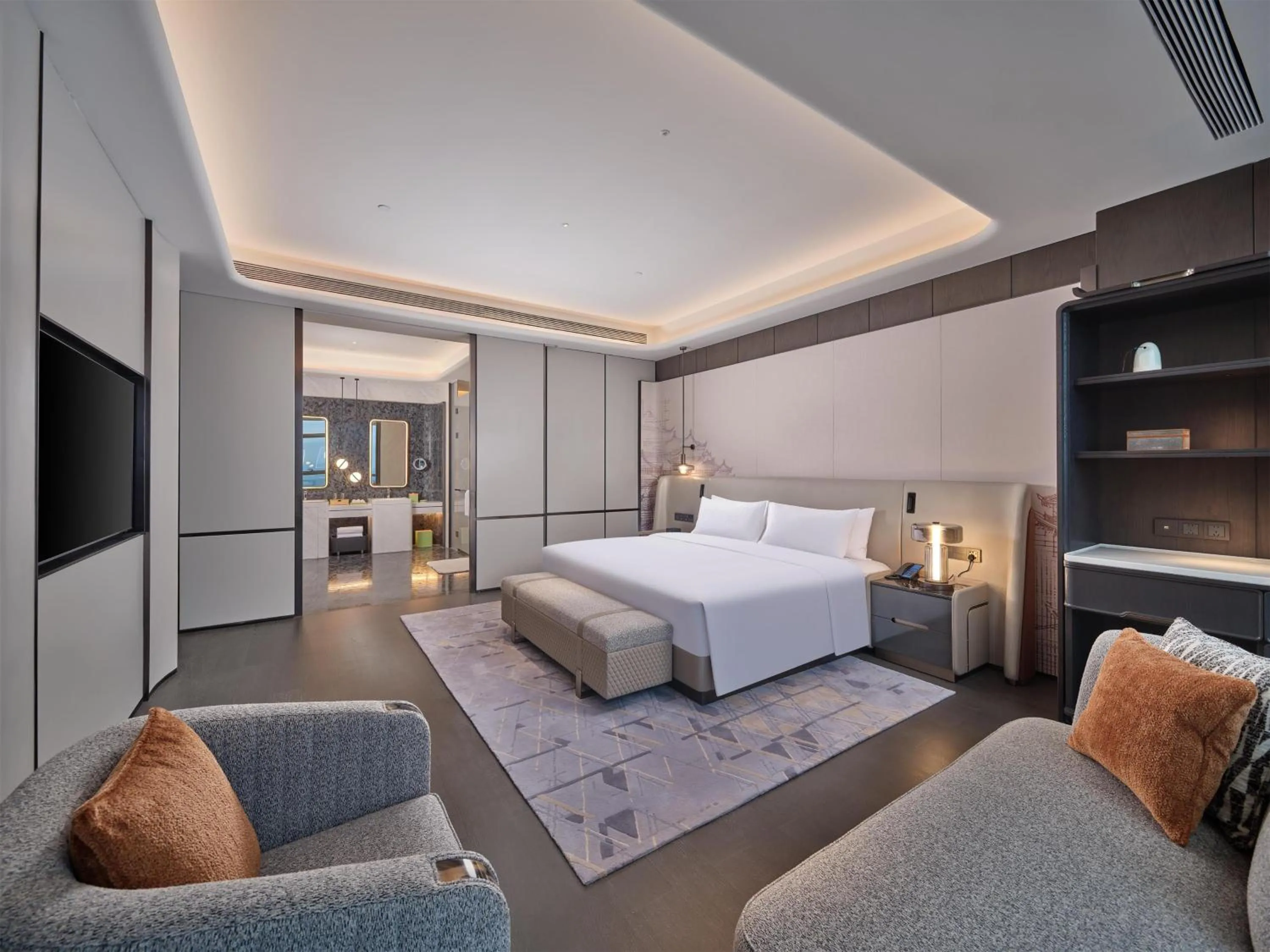 Bed in Hilton Huizhou
