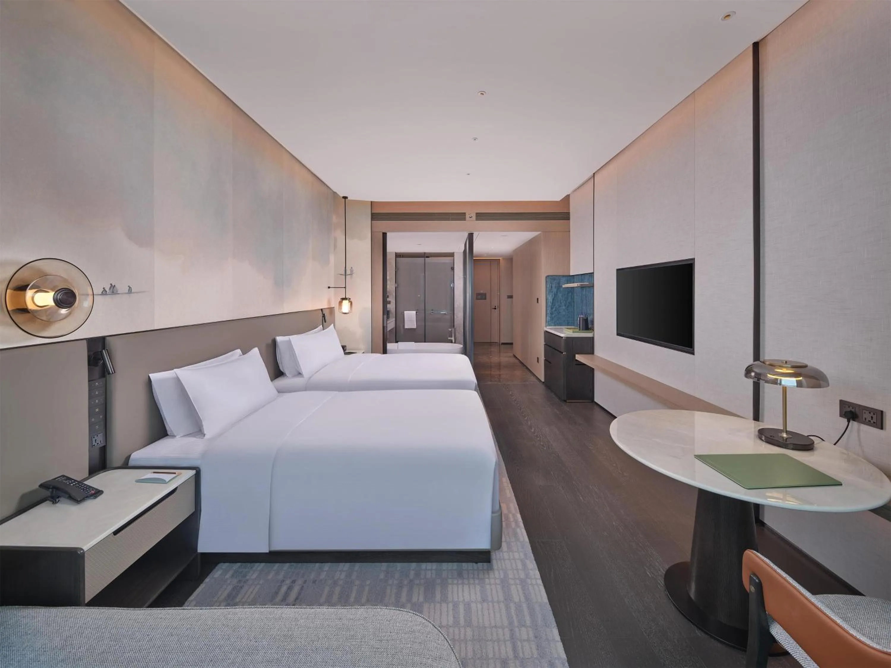 Bedroom, Bed in Hilton Huizhou