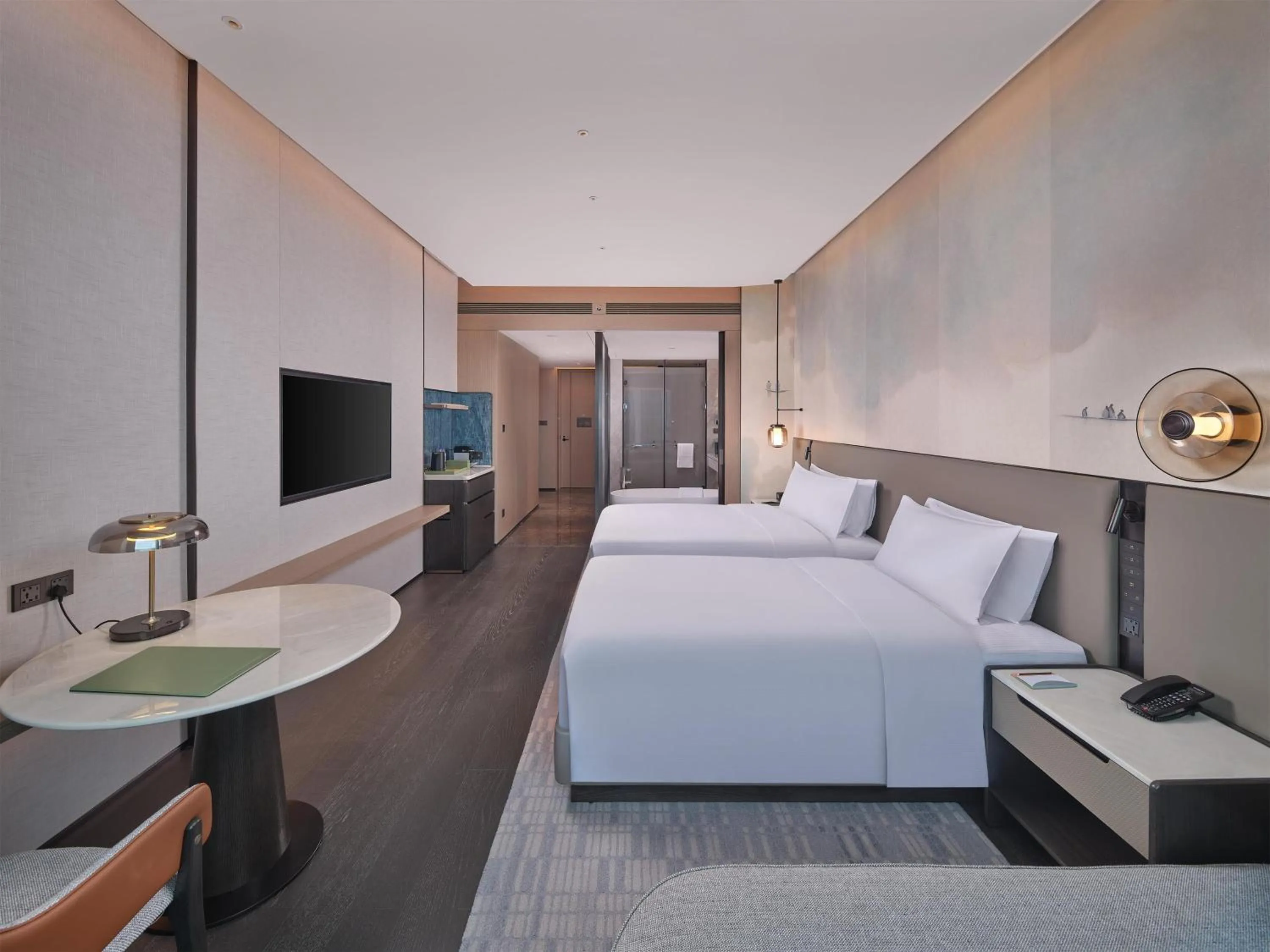 Bed in Hilton Huizhou