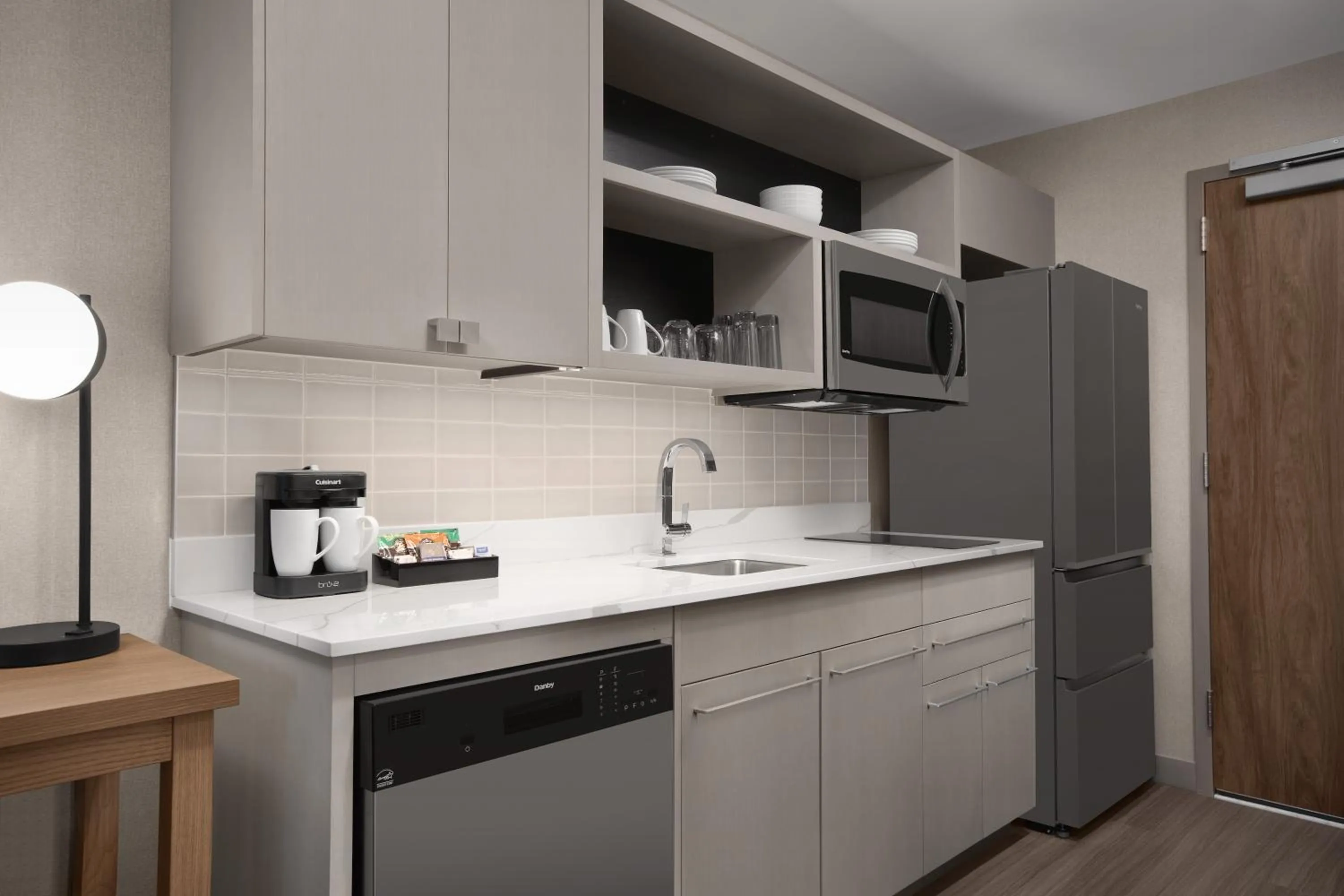kitchen in Homewood Suites By Hilton Portsmouth Downtown