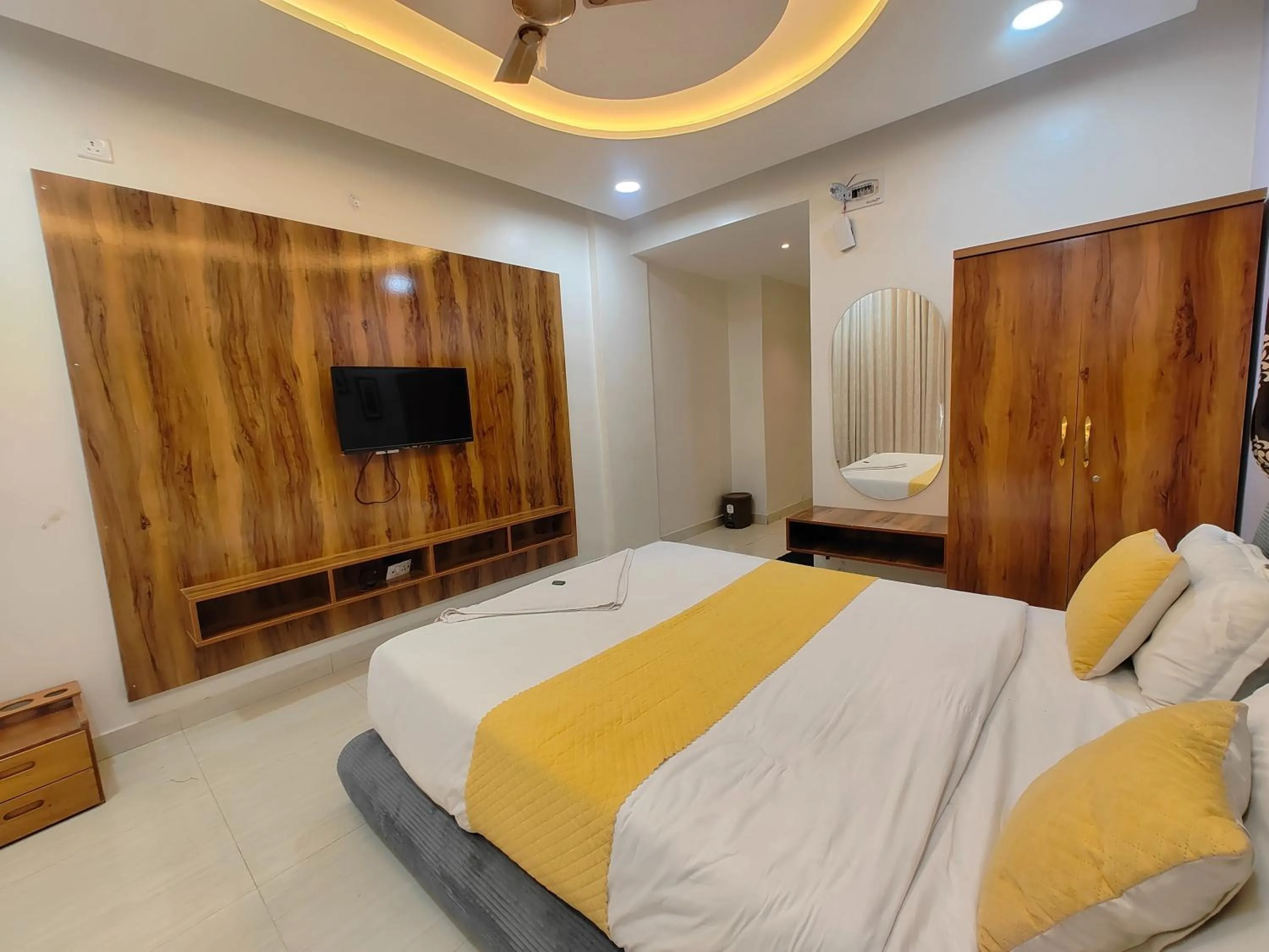 Bed in Hotel Sskar Executive