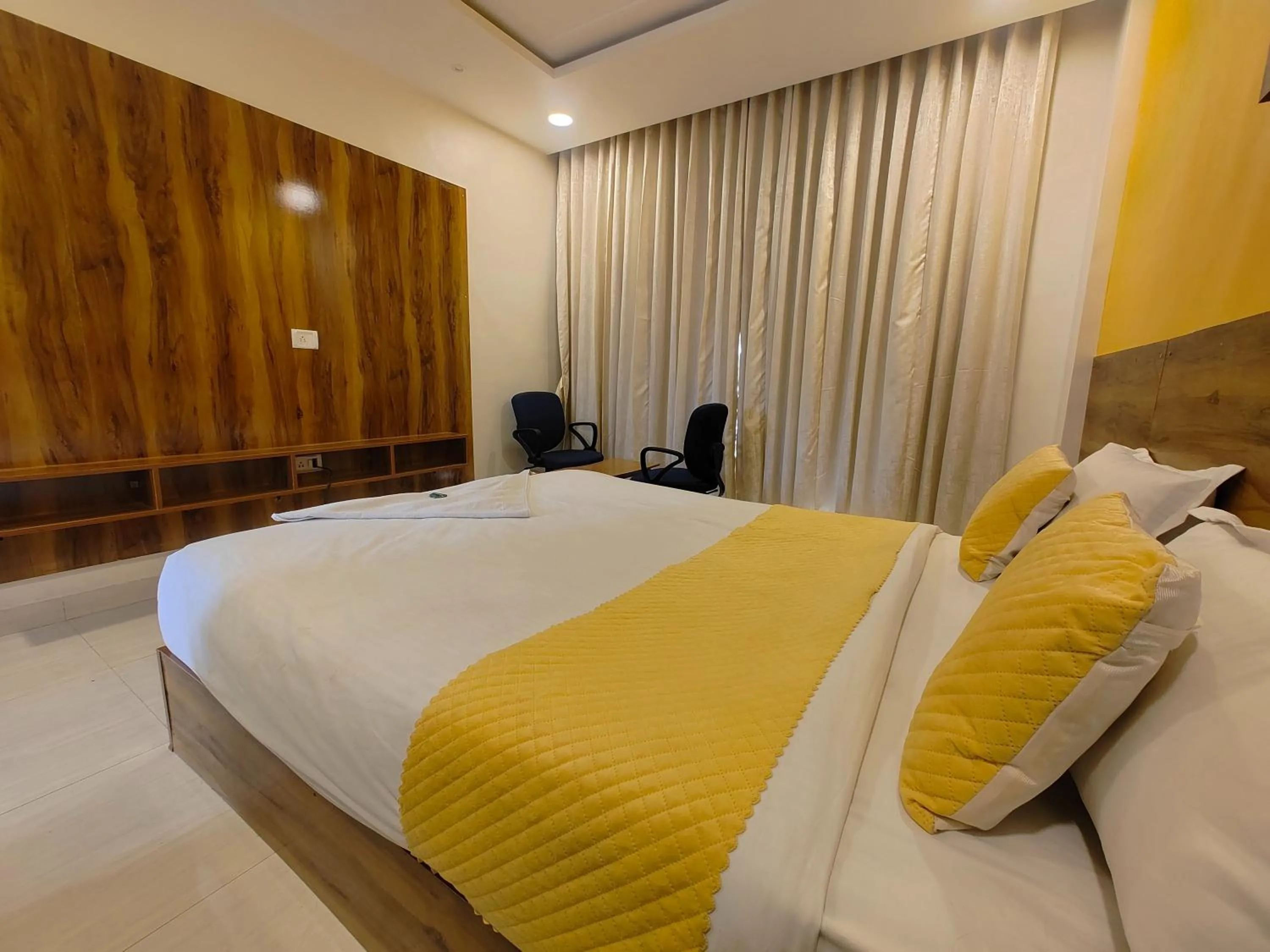 Bed in Hotel Sskar Executive
