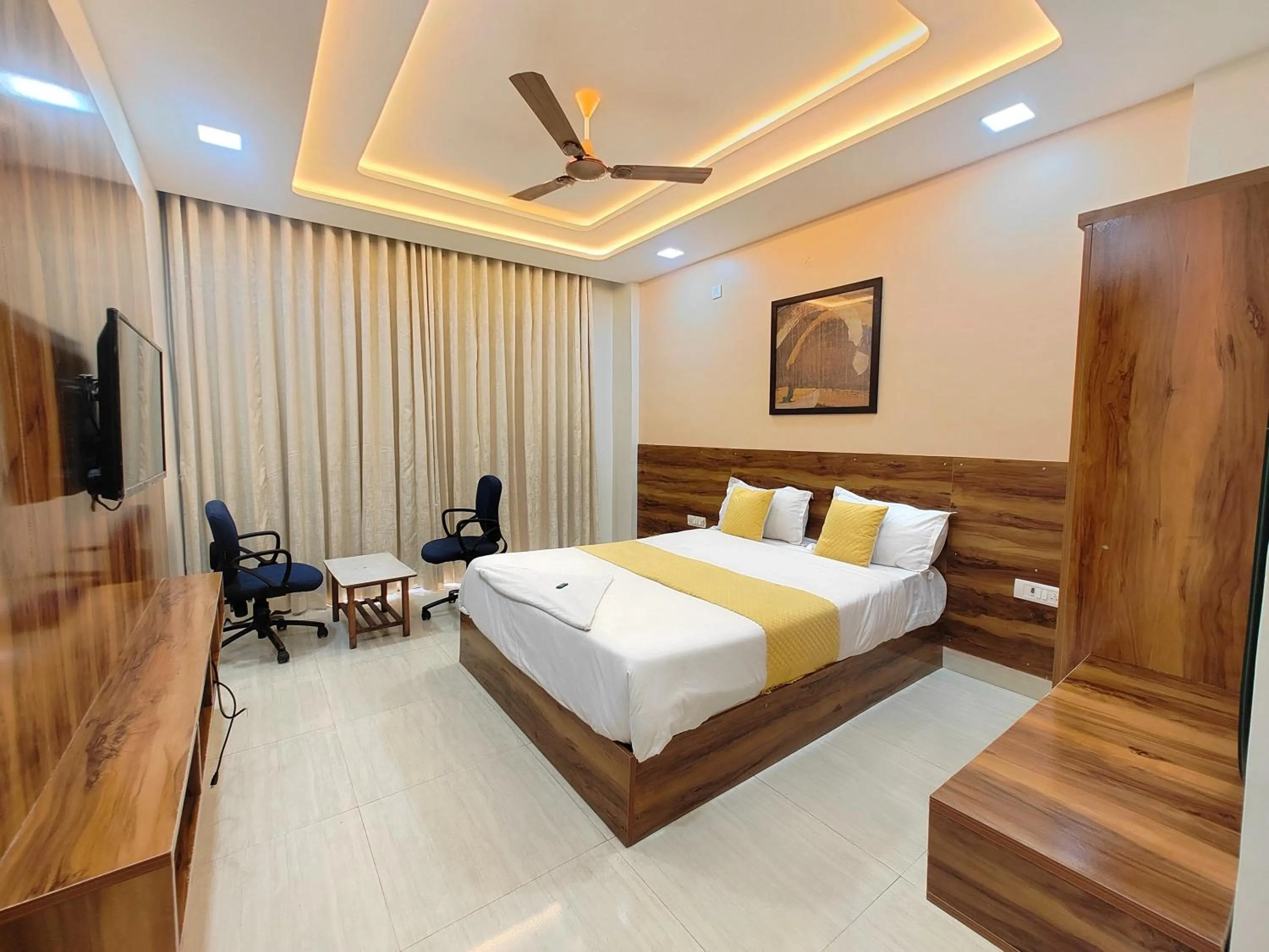 Bed in Hotel Sskar Executive