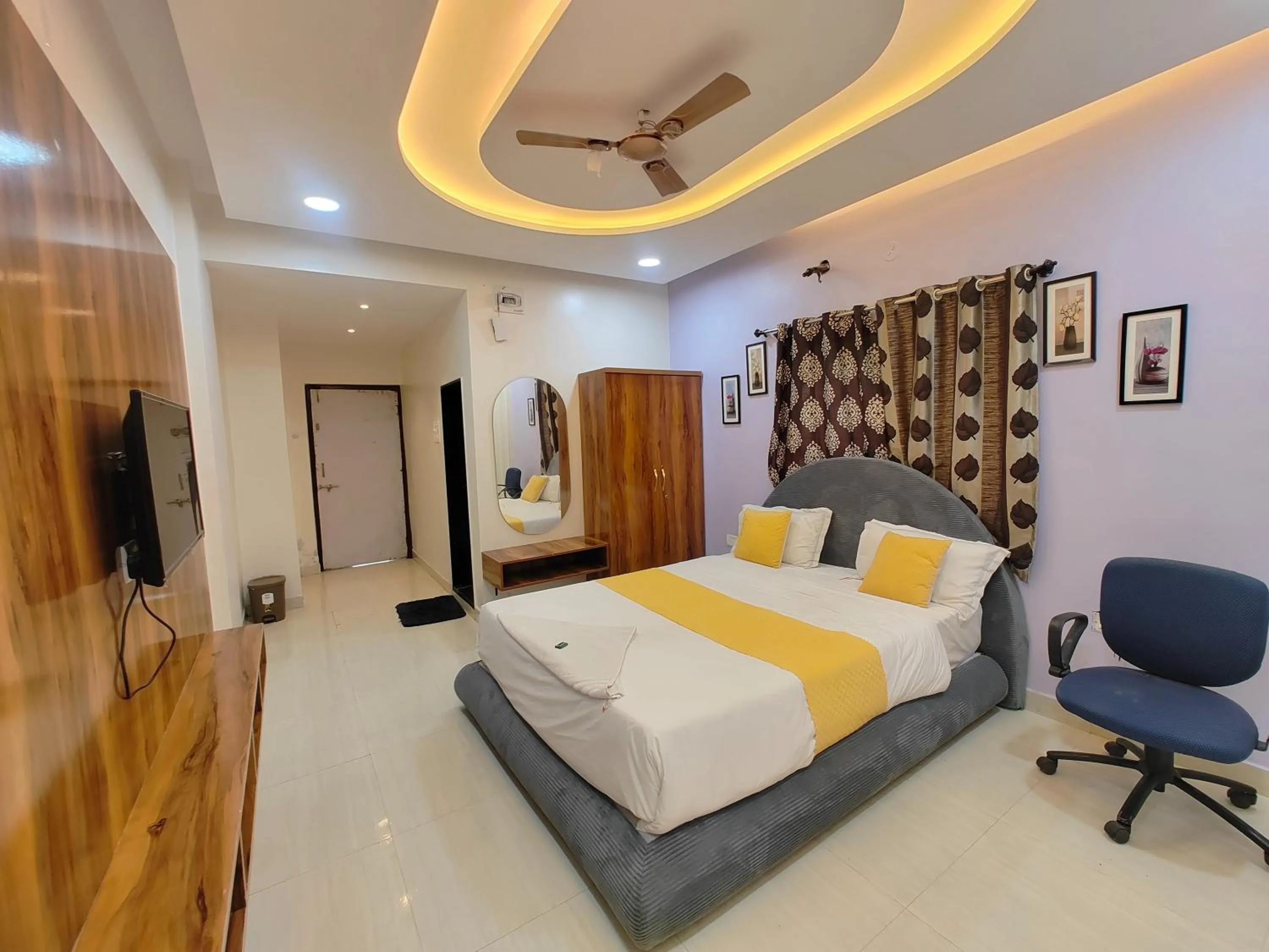 Bed in Hotel Sskar Executive