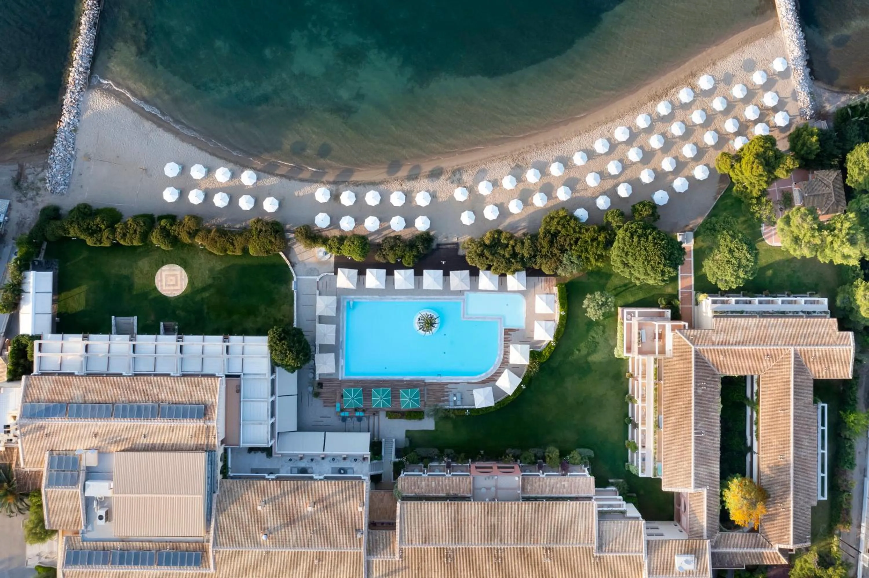 Bird's eye view in Negroponte Resort Eretria