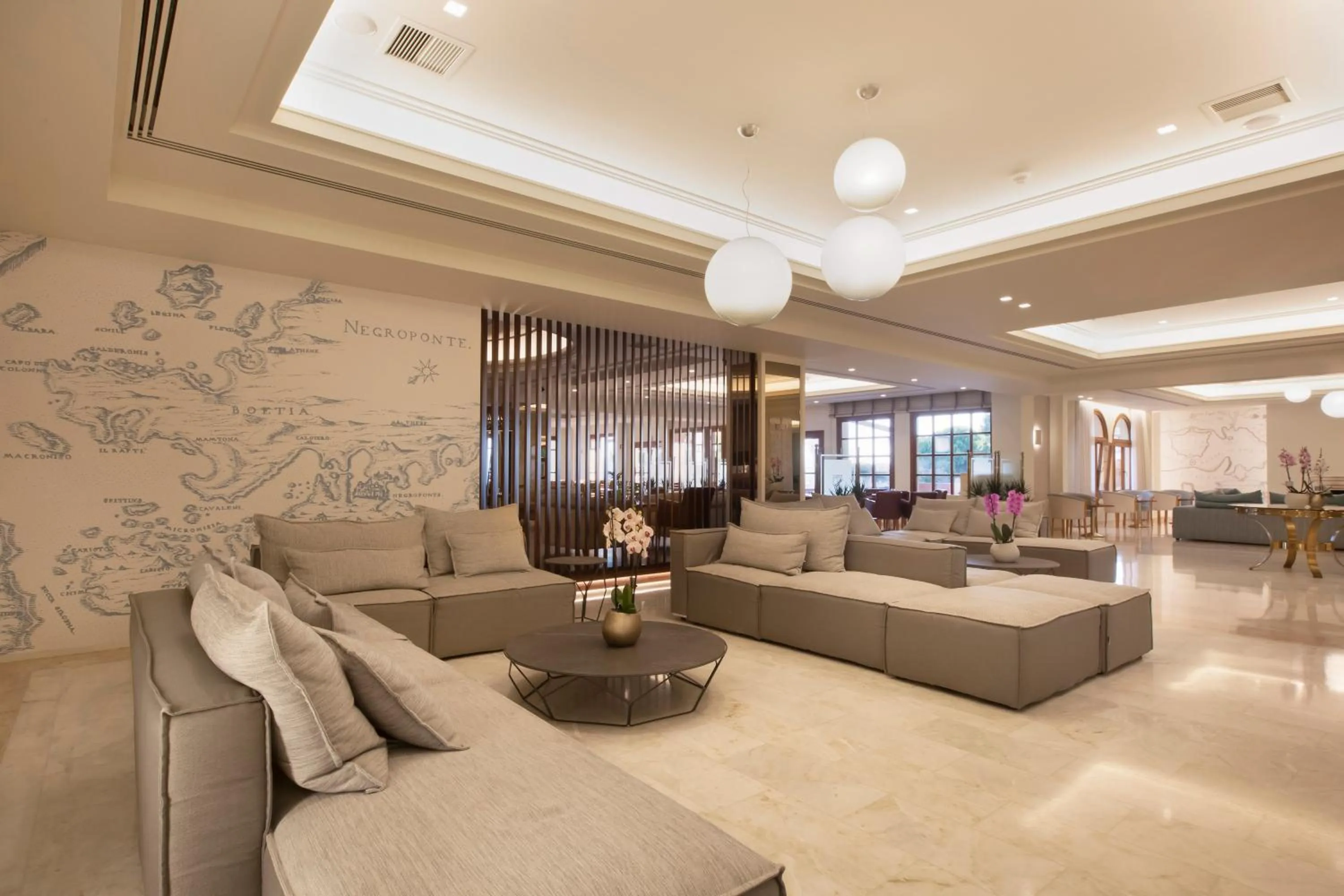 Living room in Negroponte Resort Eretria