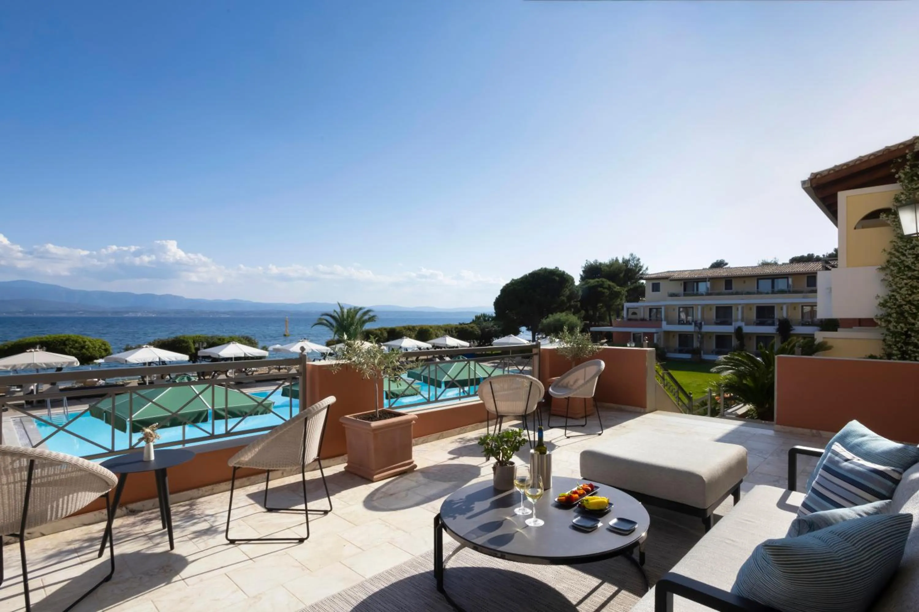 Balcony/Terrace in Negroponte Resort Eretria