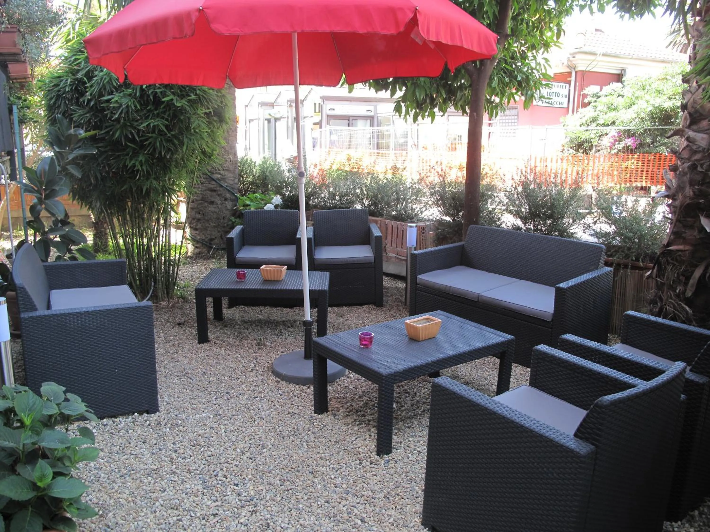 Patio in Hotel Olympic