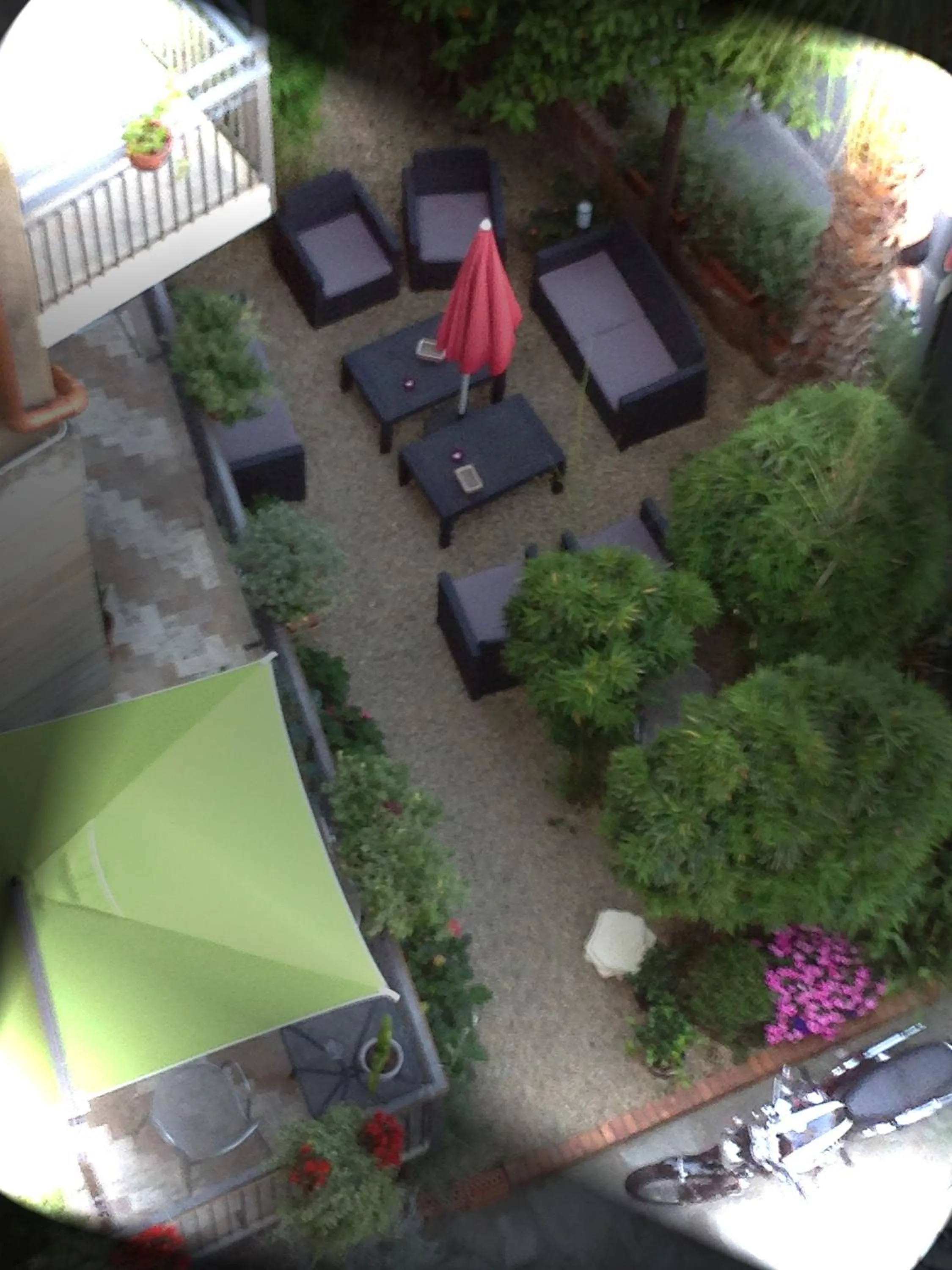 Patio in Hotel Olympic