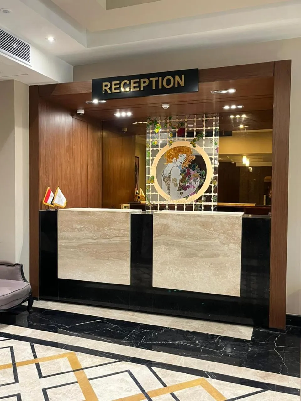 Lobby or reception in New Marwa Palace