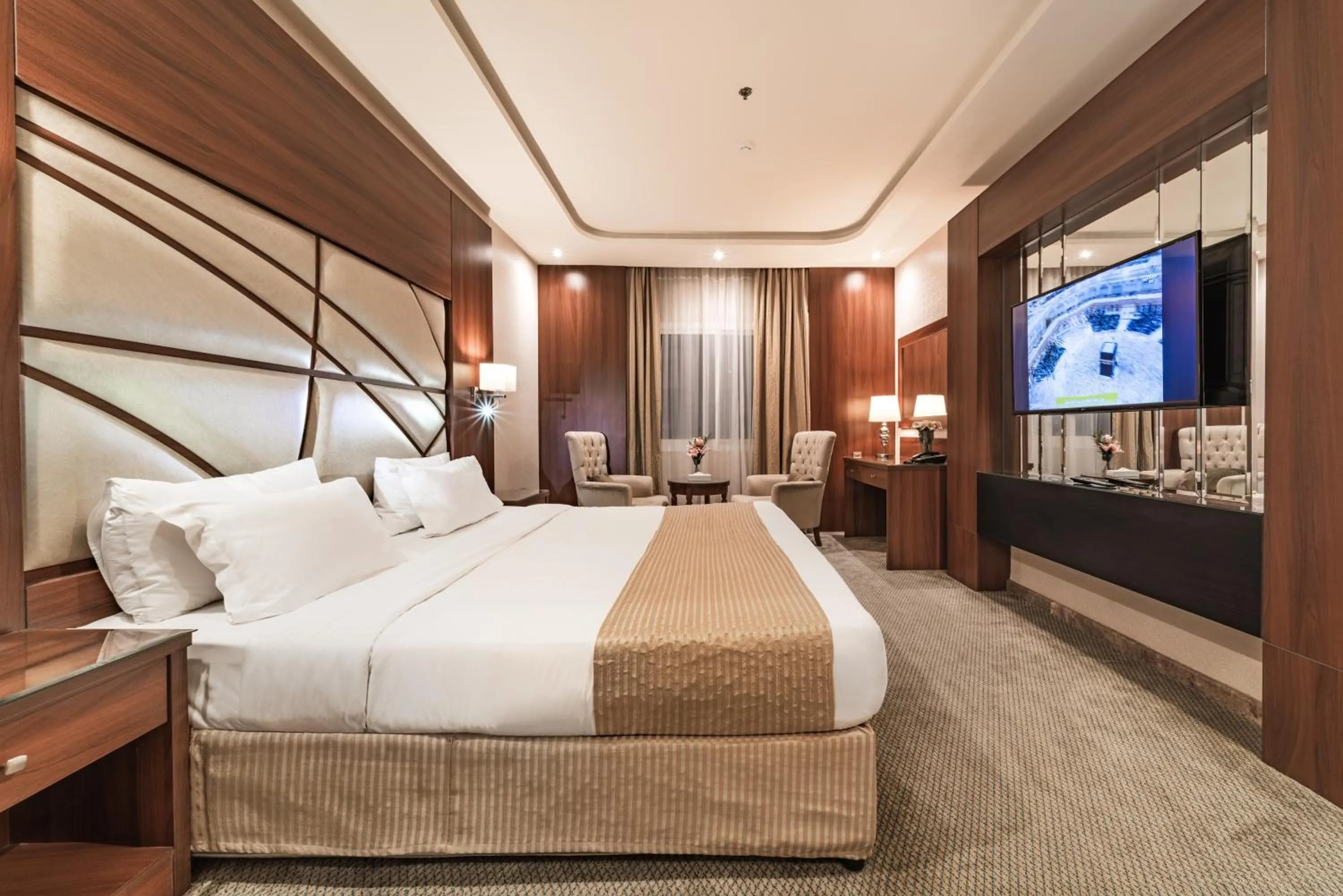 Bedroom in Sunday Red Sea Fountain Alhamra Formerly Vivid Plaza Hotel