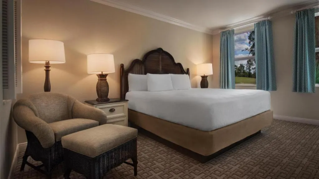 Bed in Disney's Old Key West Resort