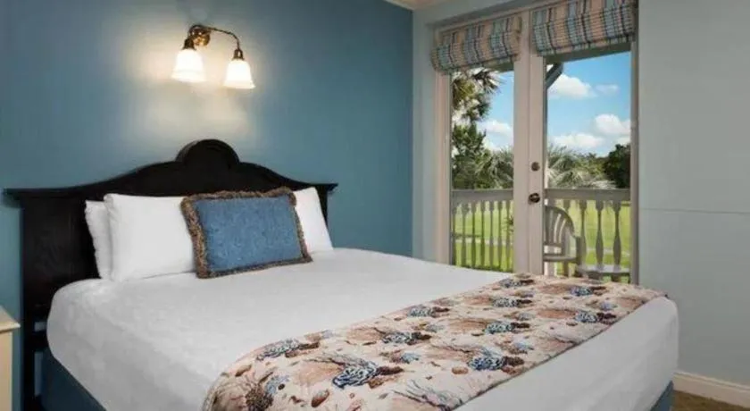 Bed in Disney's Old Key West Resort