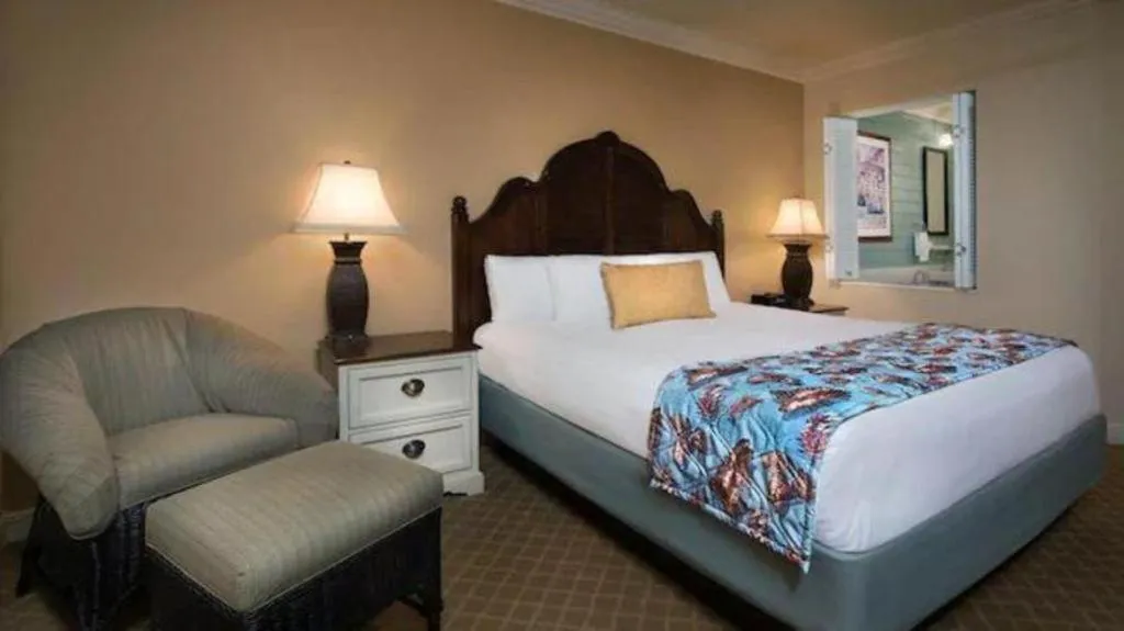 Bed in Disney's Old Key West Resort