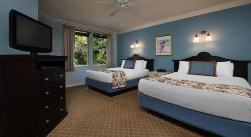 Bed in Disney's Old Key West Resort