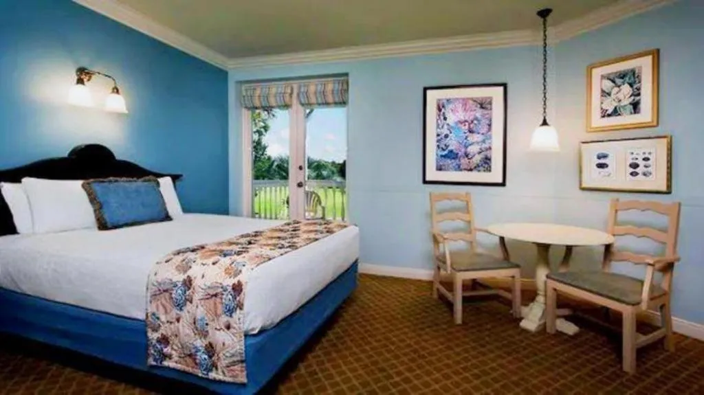 Bed in Disney's Old Key West Resort