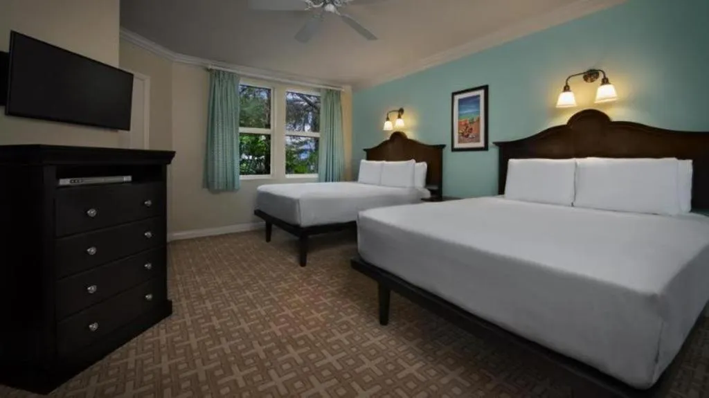 Bed in Disney's Old Key West Resort