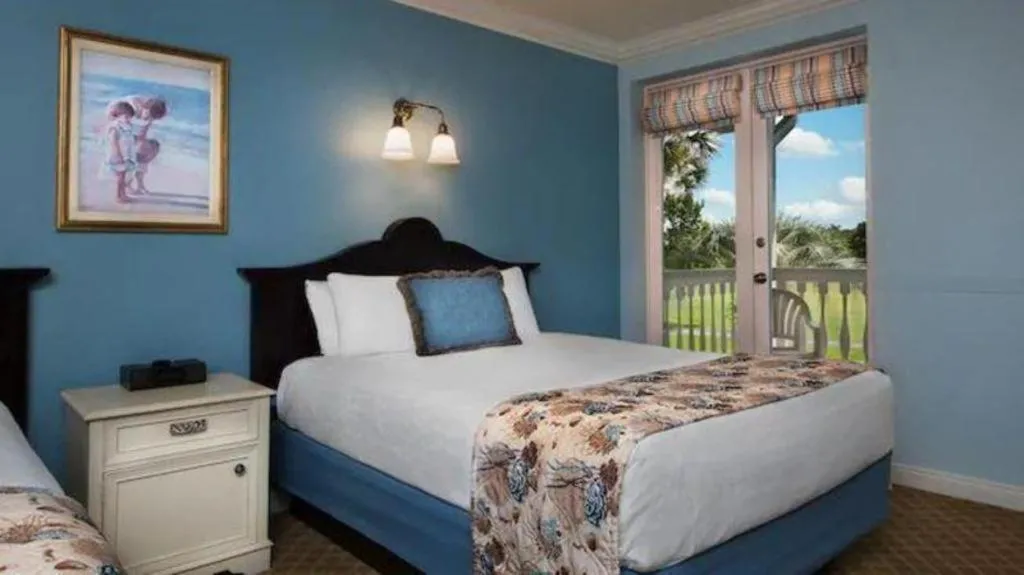 Bed in Disney's Old Key West Resort