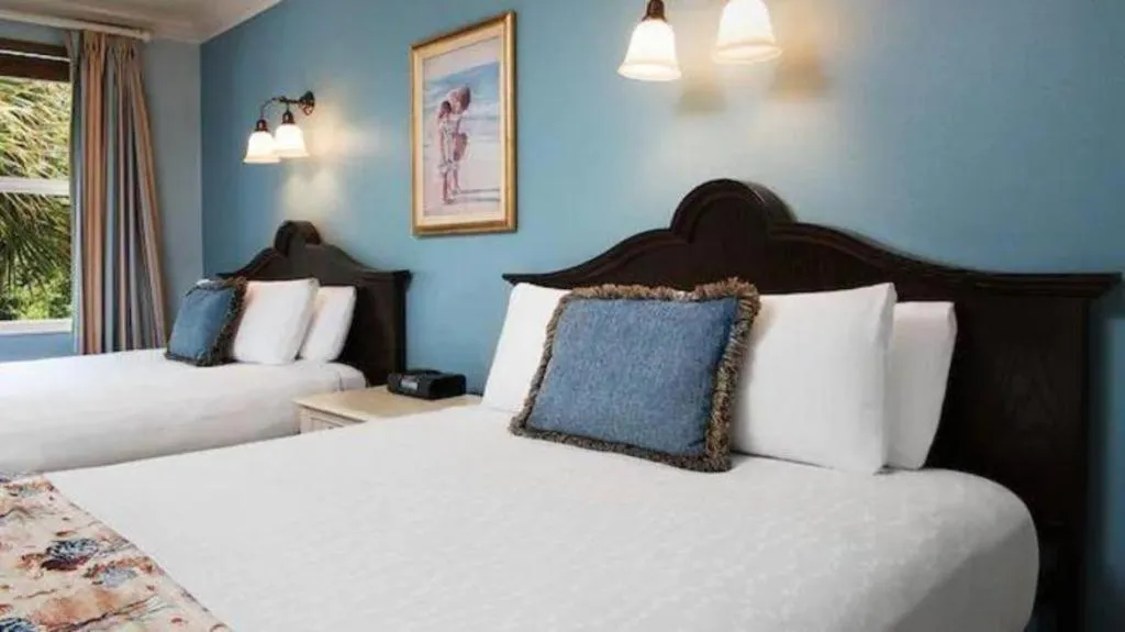 Bed in Disney's Old Key West Resort