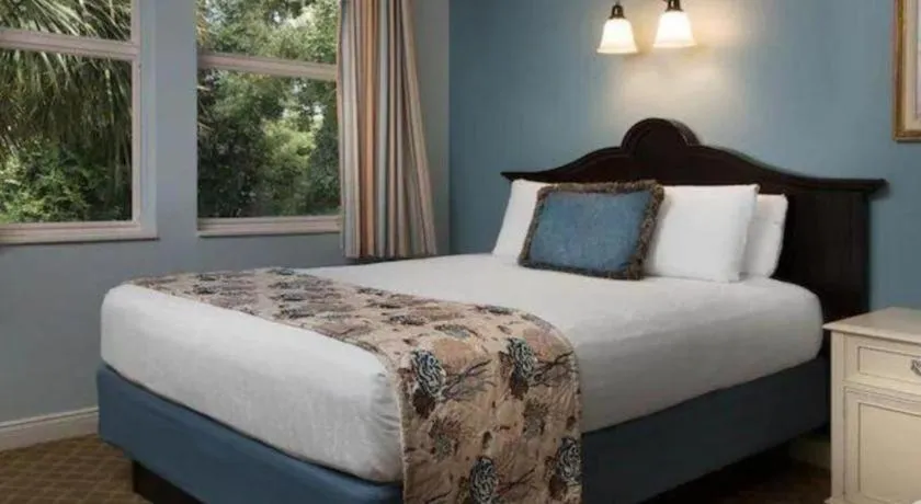 Bed in Disney's Old Key West Resort