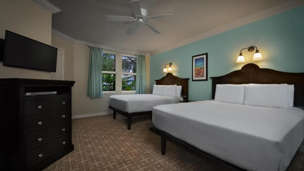 Bed in Disney's Old Key West Resort