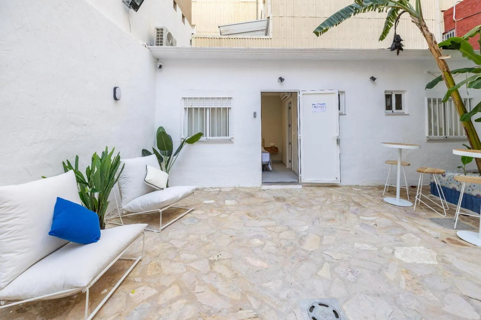 Balcony/Terrace in Carmen Beach Hostel Cullera