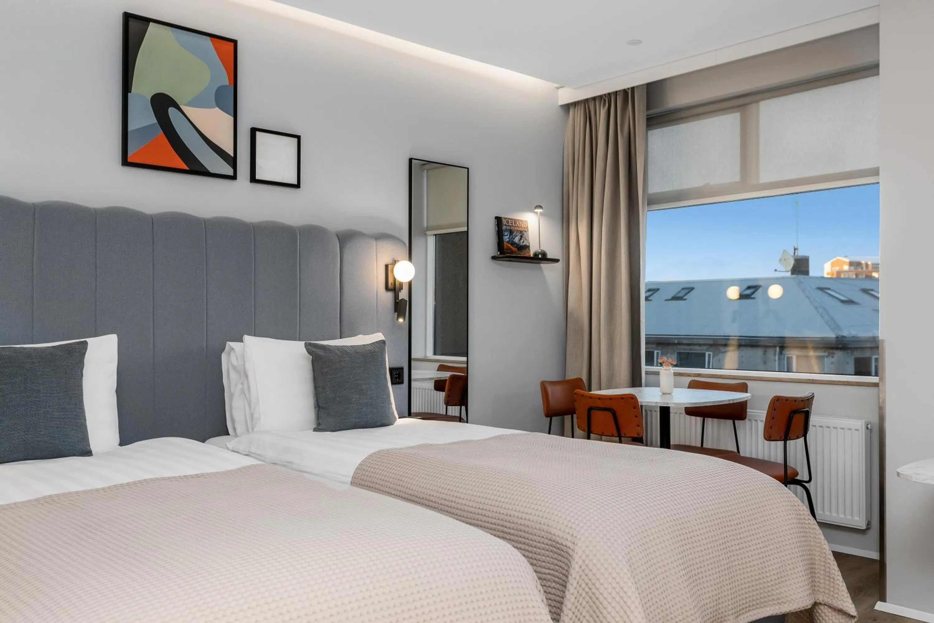 Bed in Candlewood Suites Reykjavik by IHG