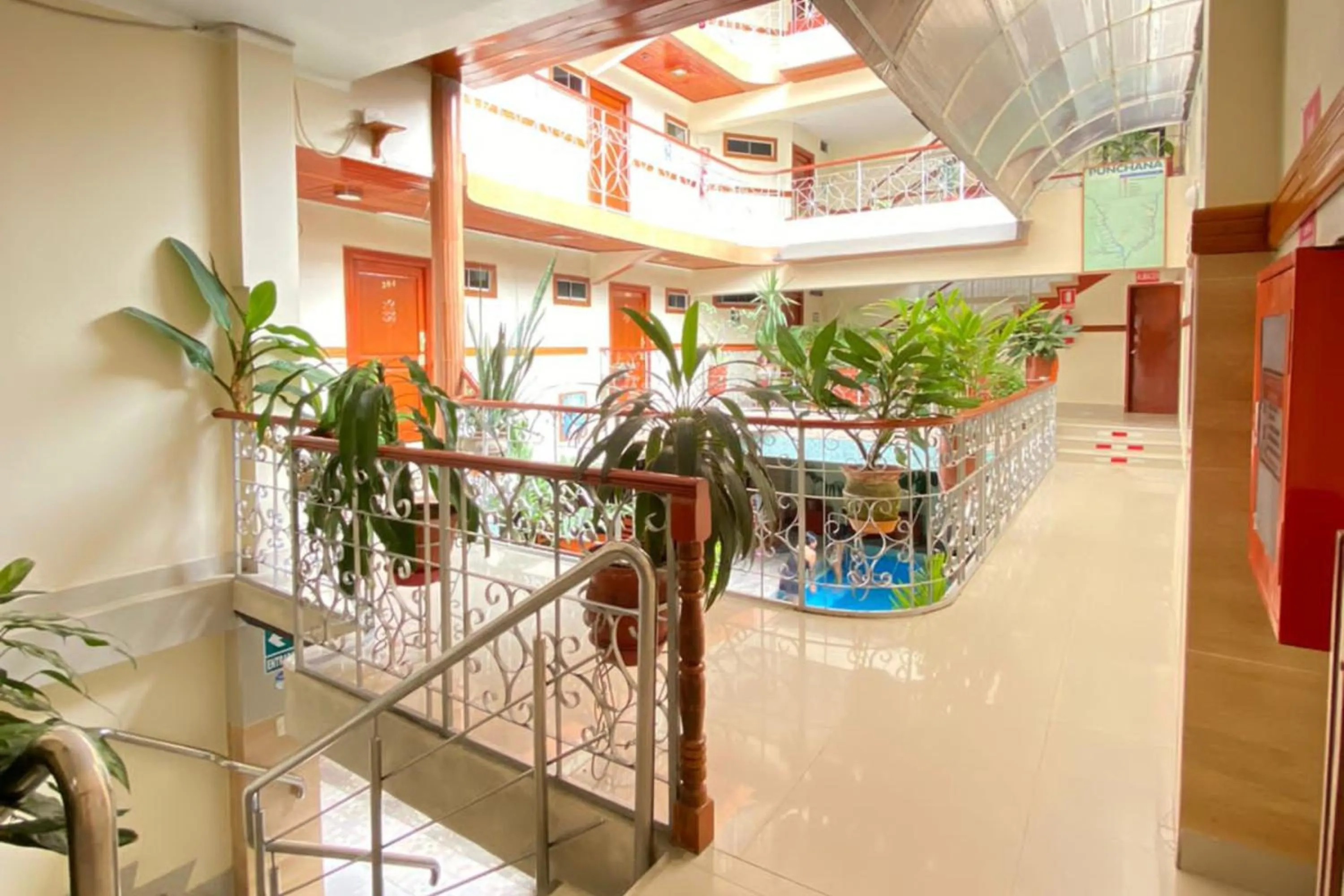 Pool view in Hotel Ventura Isabel