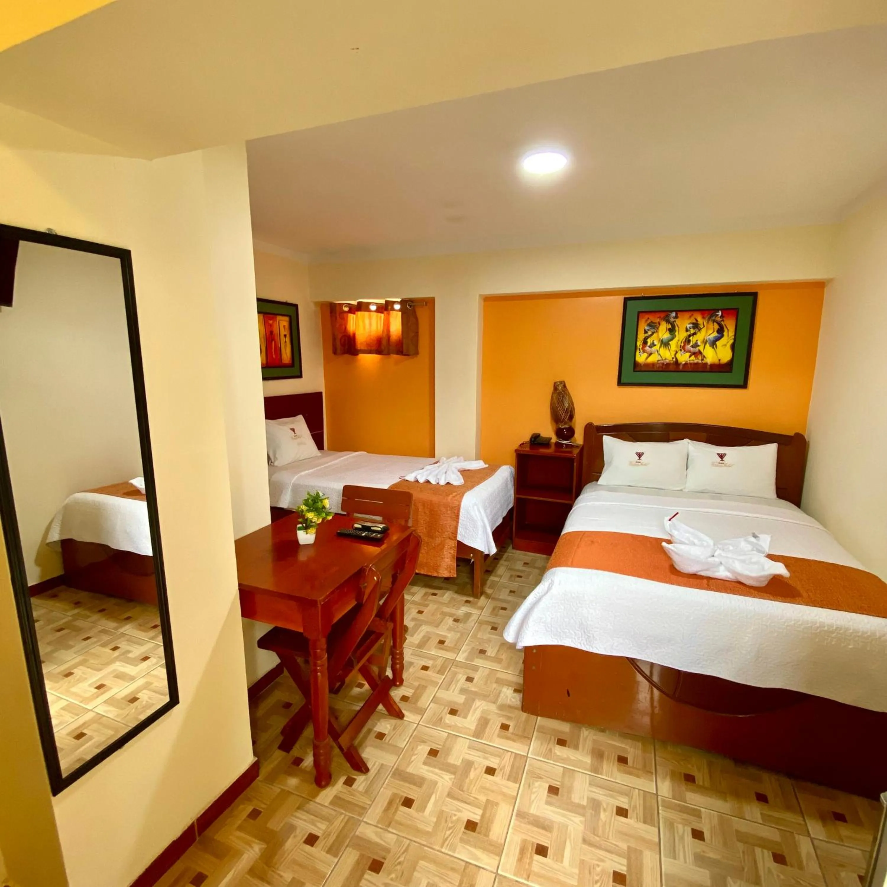 Bed in Hotel Ventura Isabel