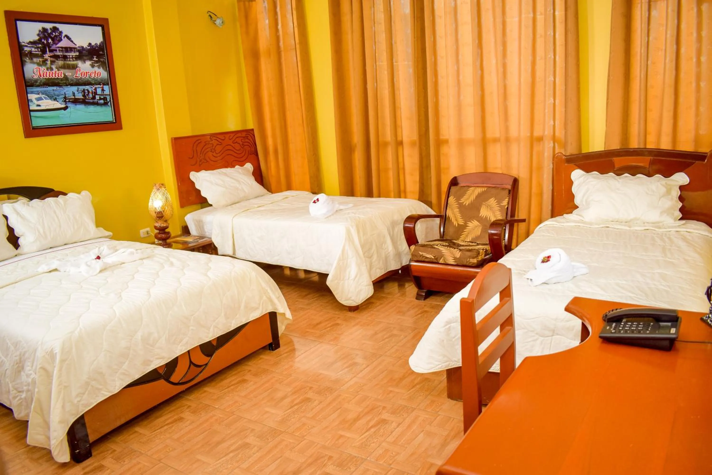 Bed in Hotel Ventura Isabel