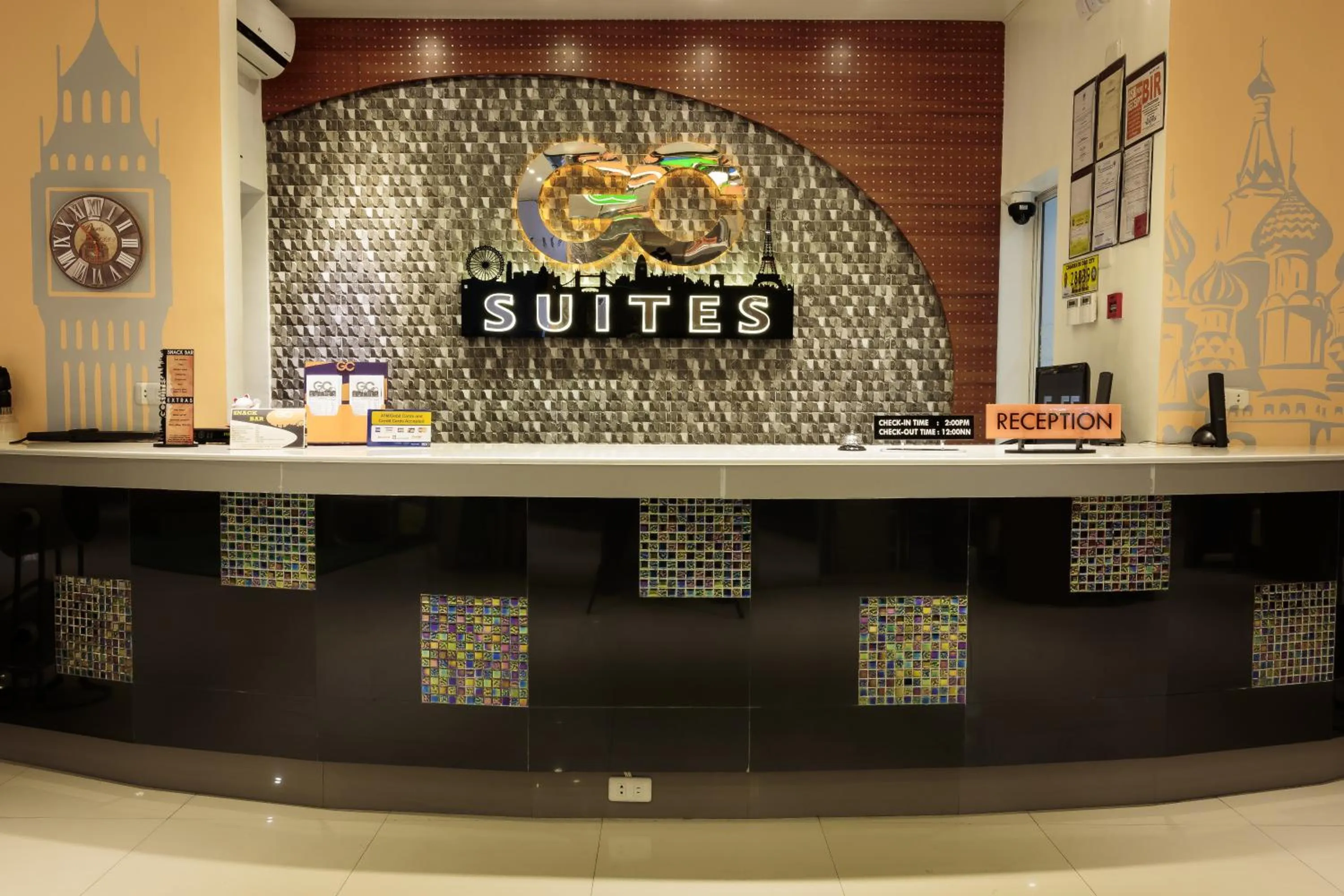 Lobby or reception in GC Suites
