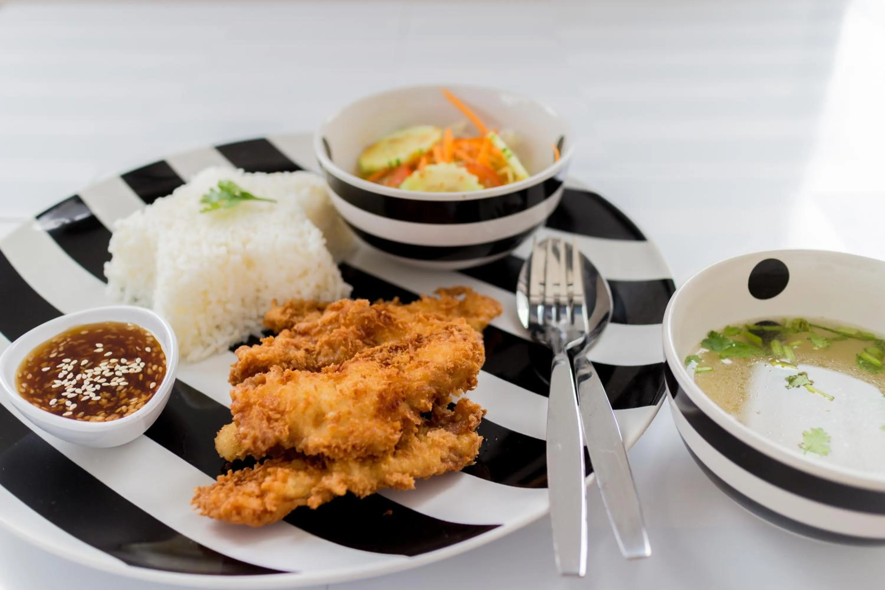 Asian breakfast in M2 Hotel