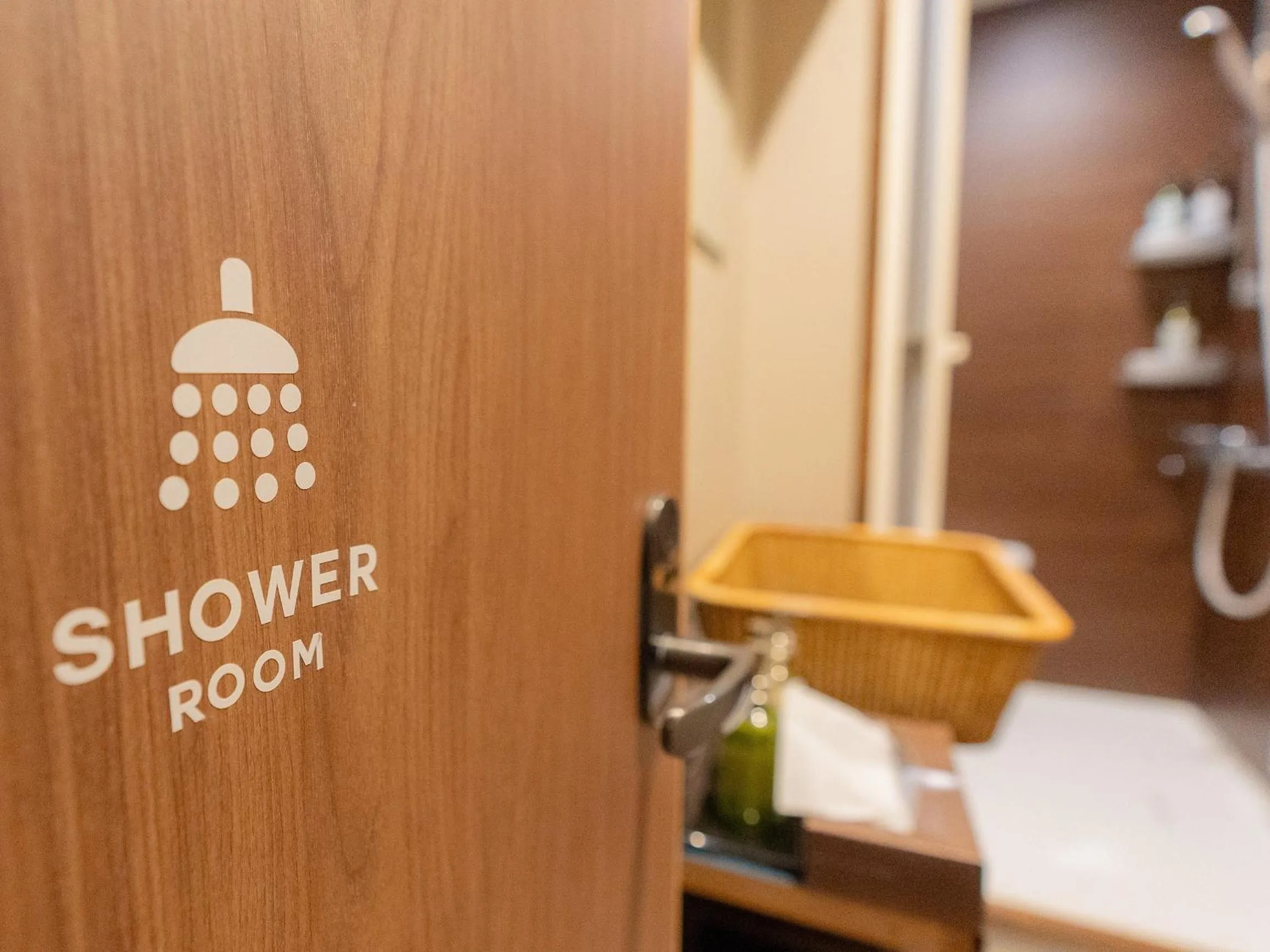 Shower in Nozawa Onsen Azegamikan