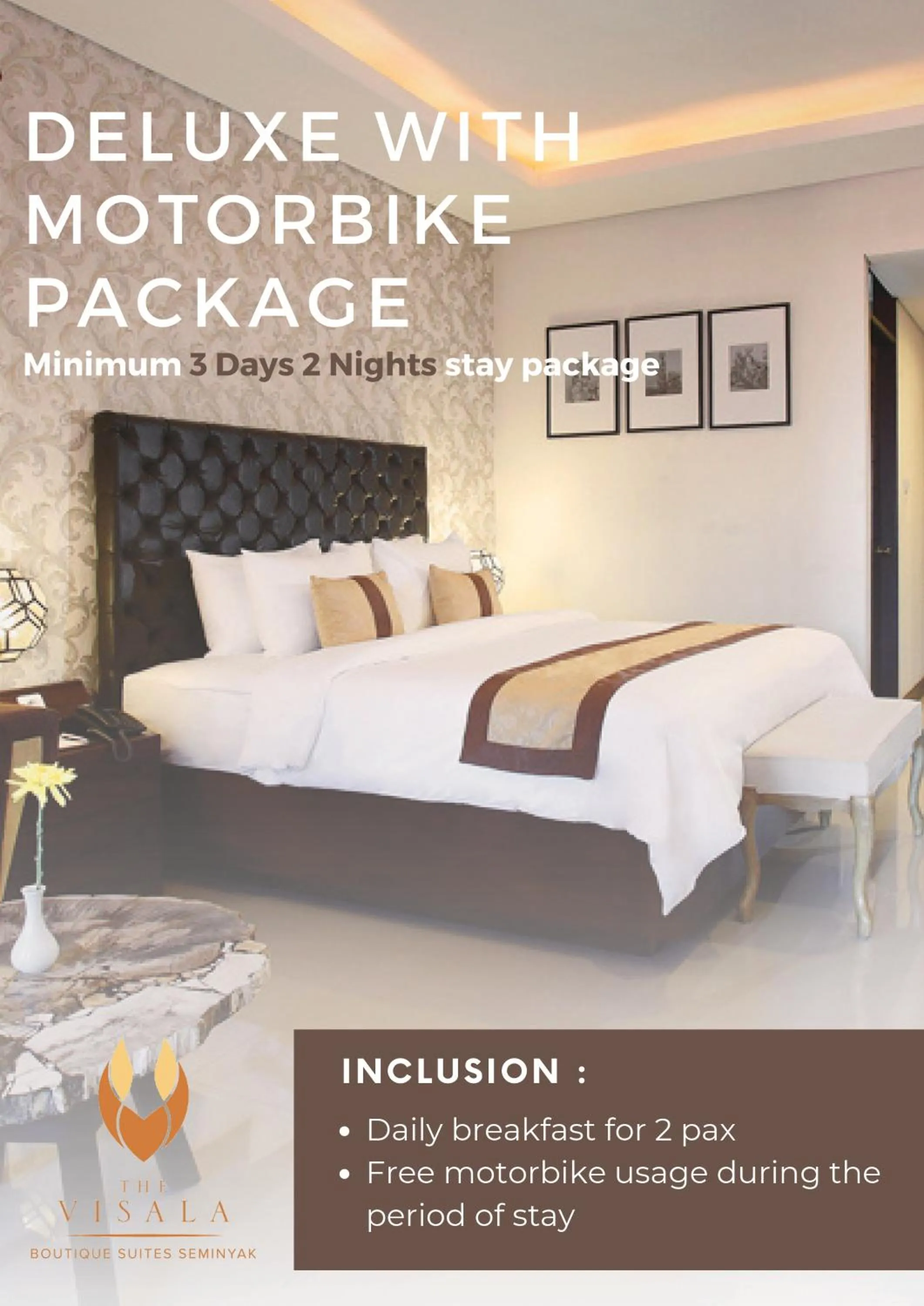 Text overlay, Bed in The Visala Boutique Suites Seminyak