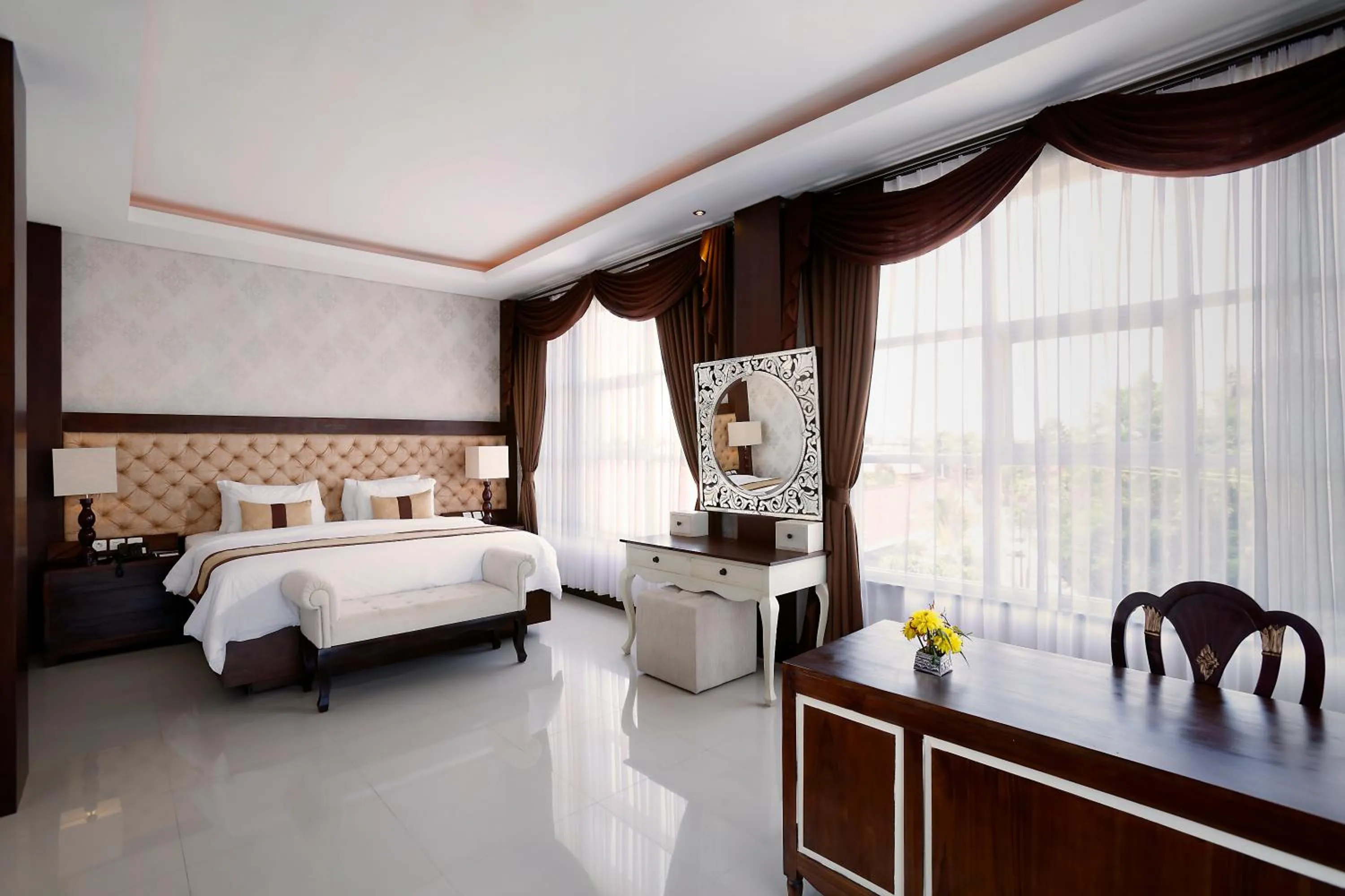 Bed in The Visala Boutique Suites Seminyak